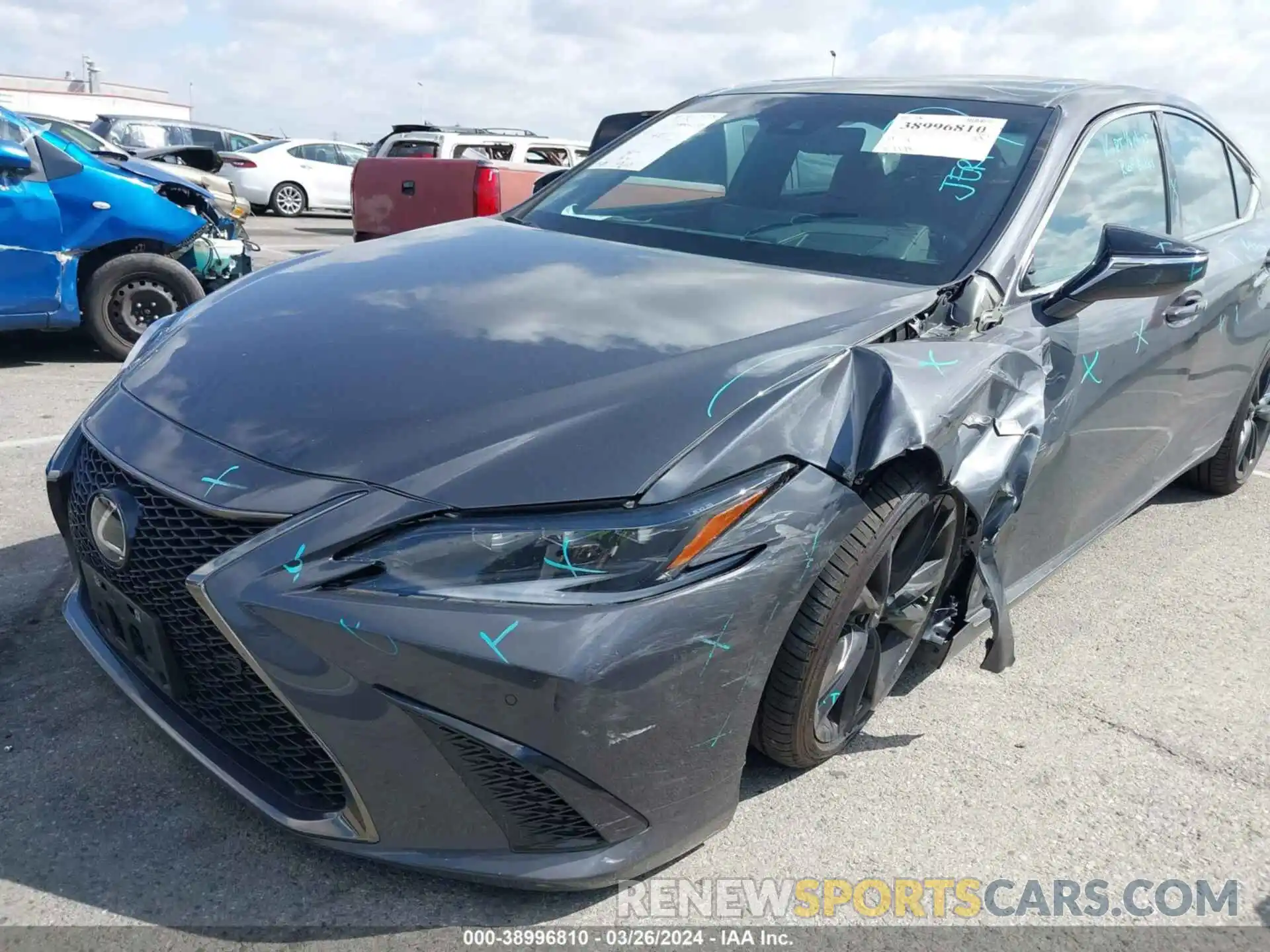 6 Photograph of a damaged car 58ABA1C13PU032948 LEXUS ES 300H 2023