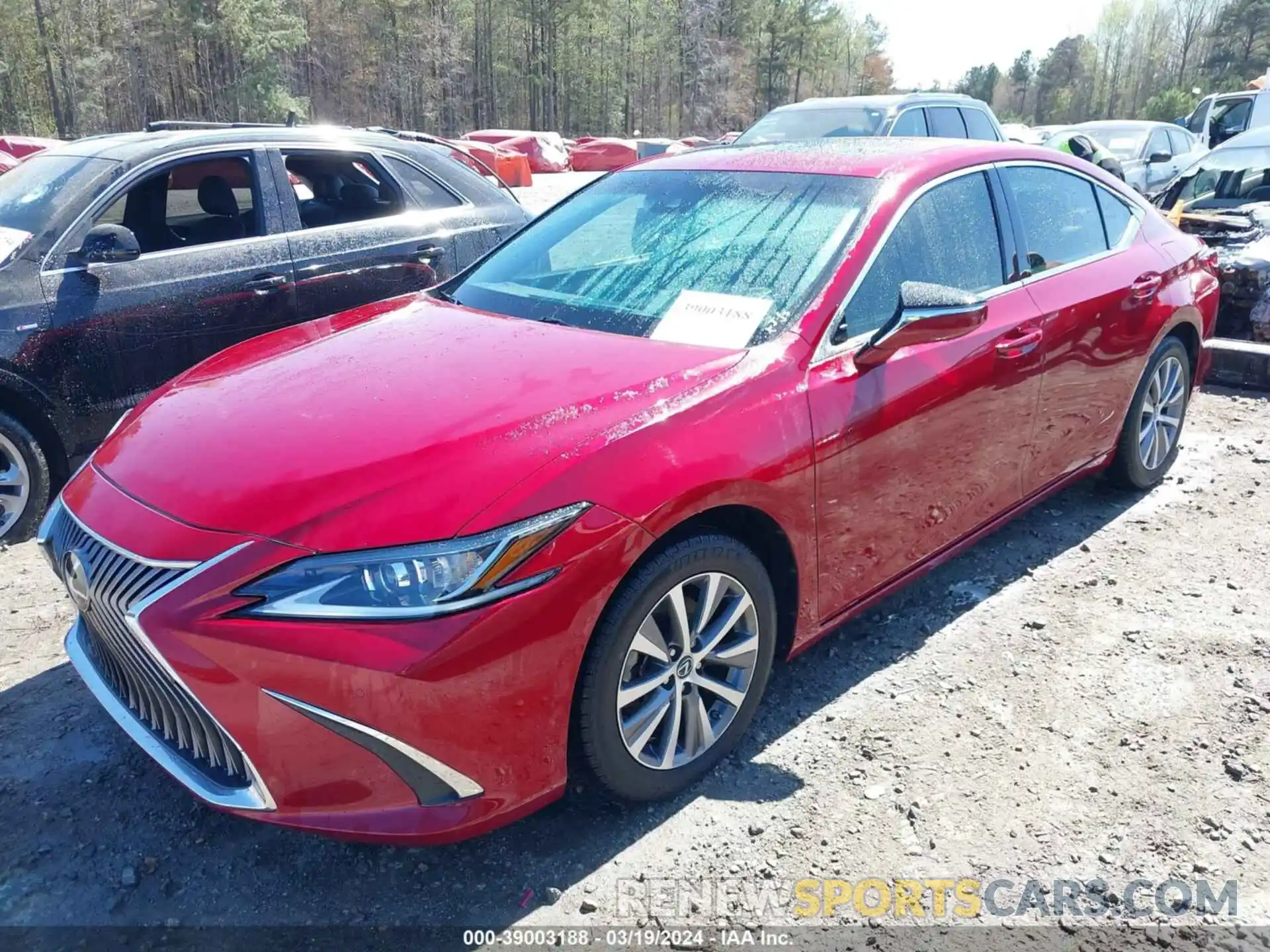 2 Photograph of a damaged car 58ABZ1B10KU049967 LEXUS ES 350 2019