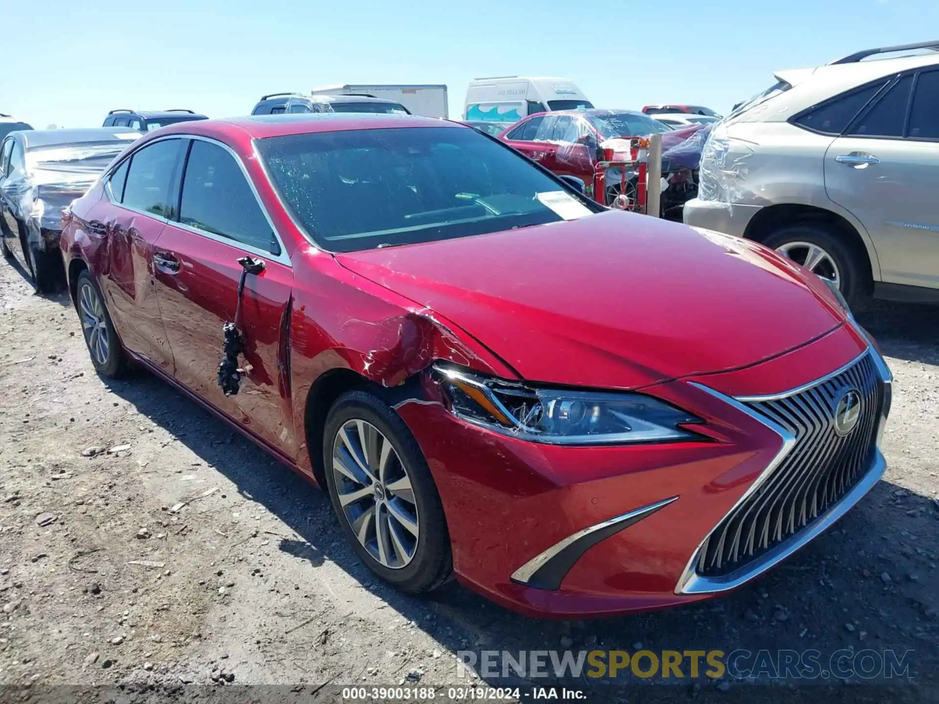 6 Photograph of a damaged car 58ABZ1B10KU049967 LEXUS ES 350 2019