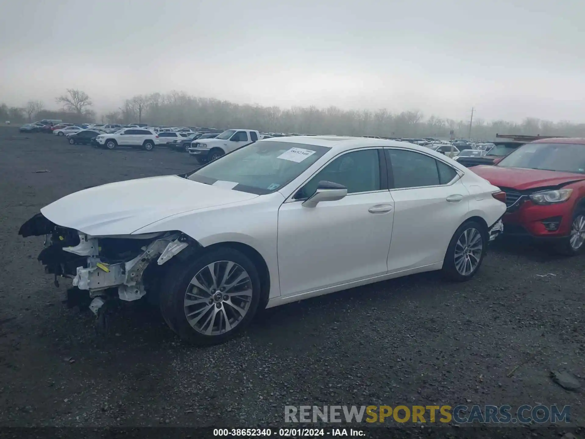 2 Photograph of a damaged car 58ABZ1B12KU034127 LEXUS ES 350 2019