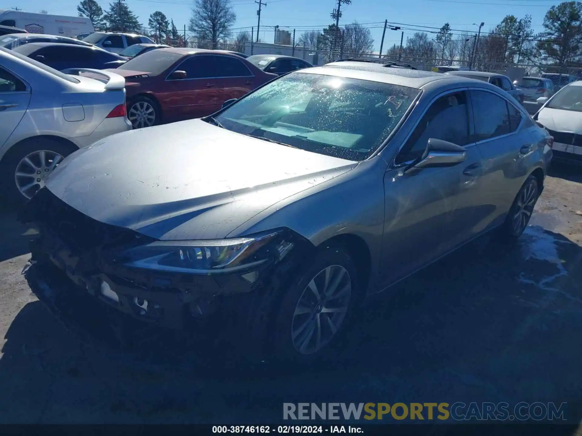 2 Photograph of a damaged car 58ABZ1B15KU042190 LEXUS ES 350 2019