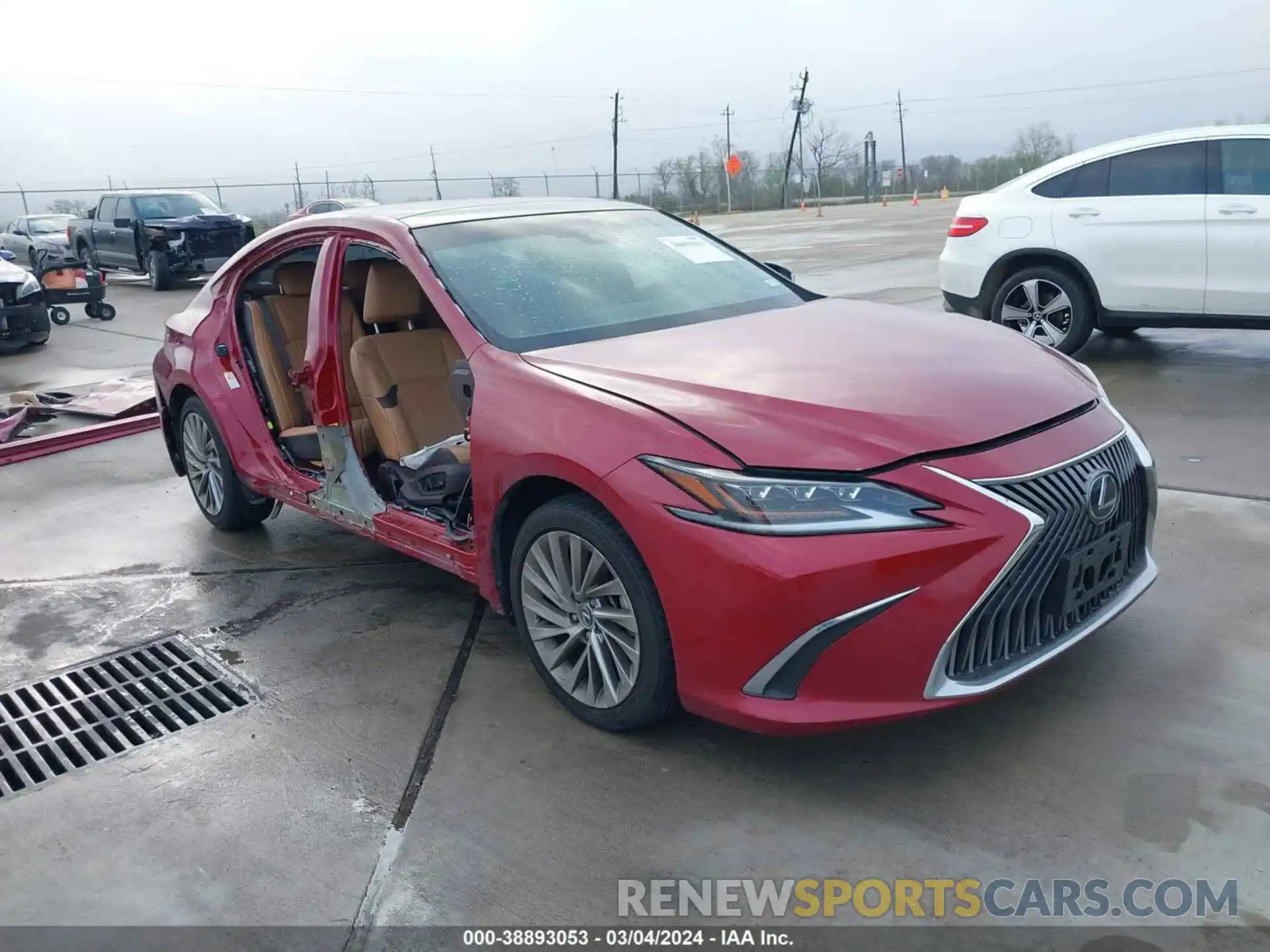 1 Photograph of a damaged car 58ABZ1B17KU020238 LEXUS ES 350 2019