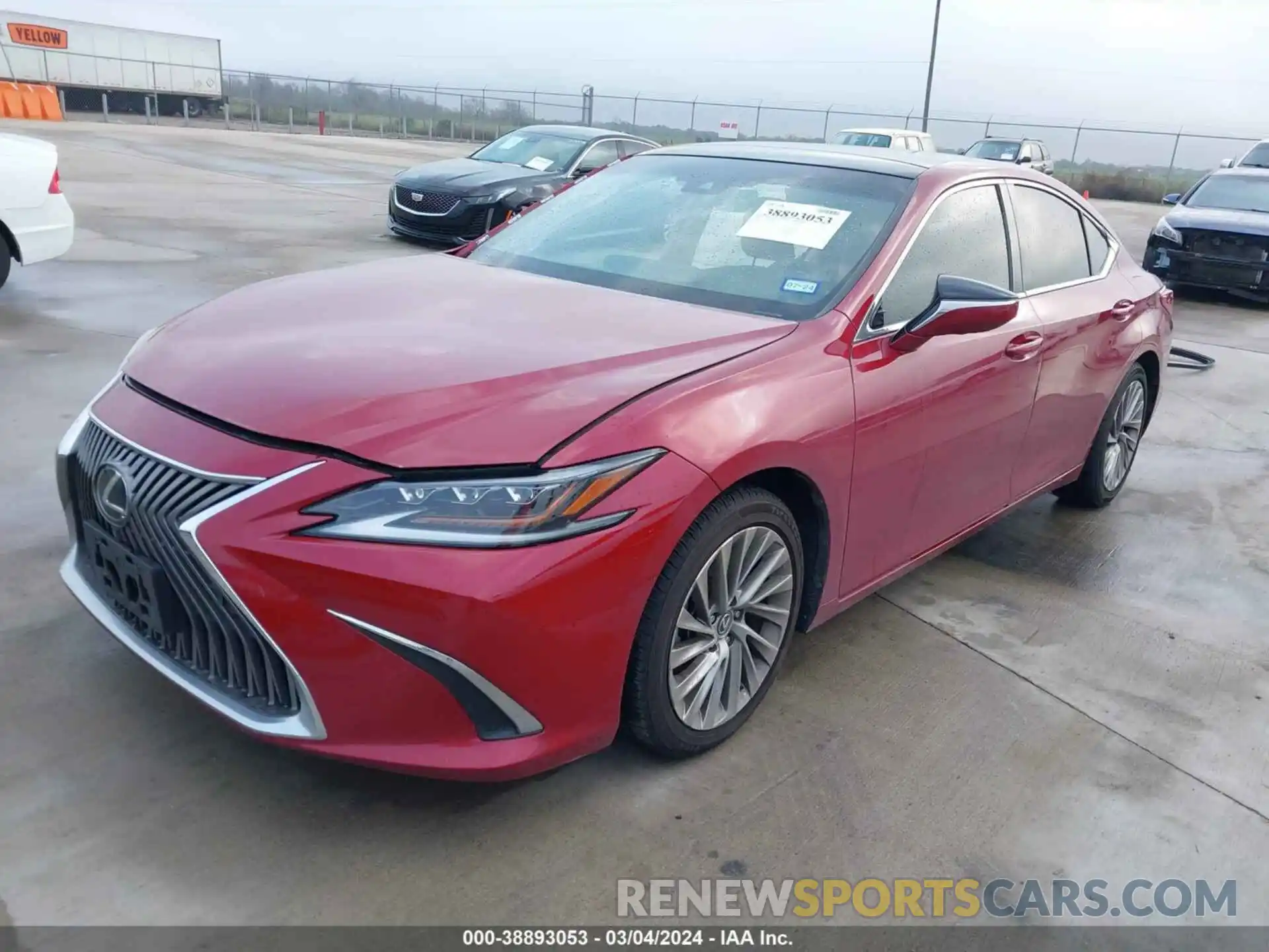 2 Photograph of a damaged car 58ABZ1B17KU020238 LEXUS ES 350 2019