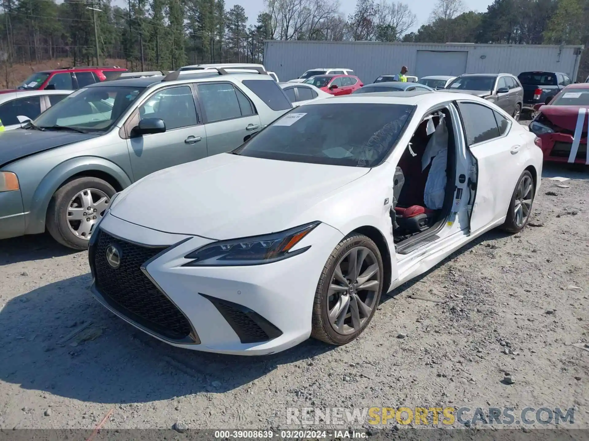 2 Photograph of a damaged car 58ABZ1B17KU032437 LEXUS ES 350 2019