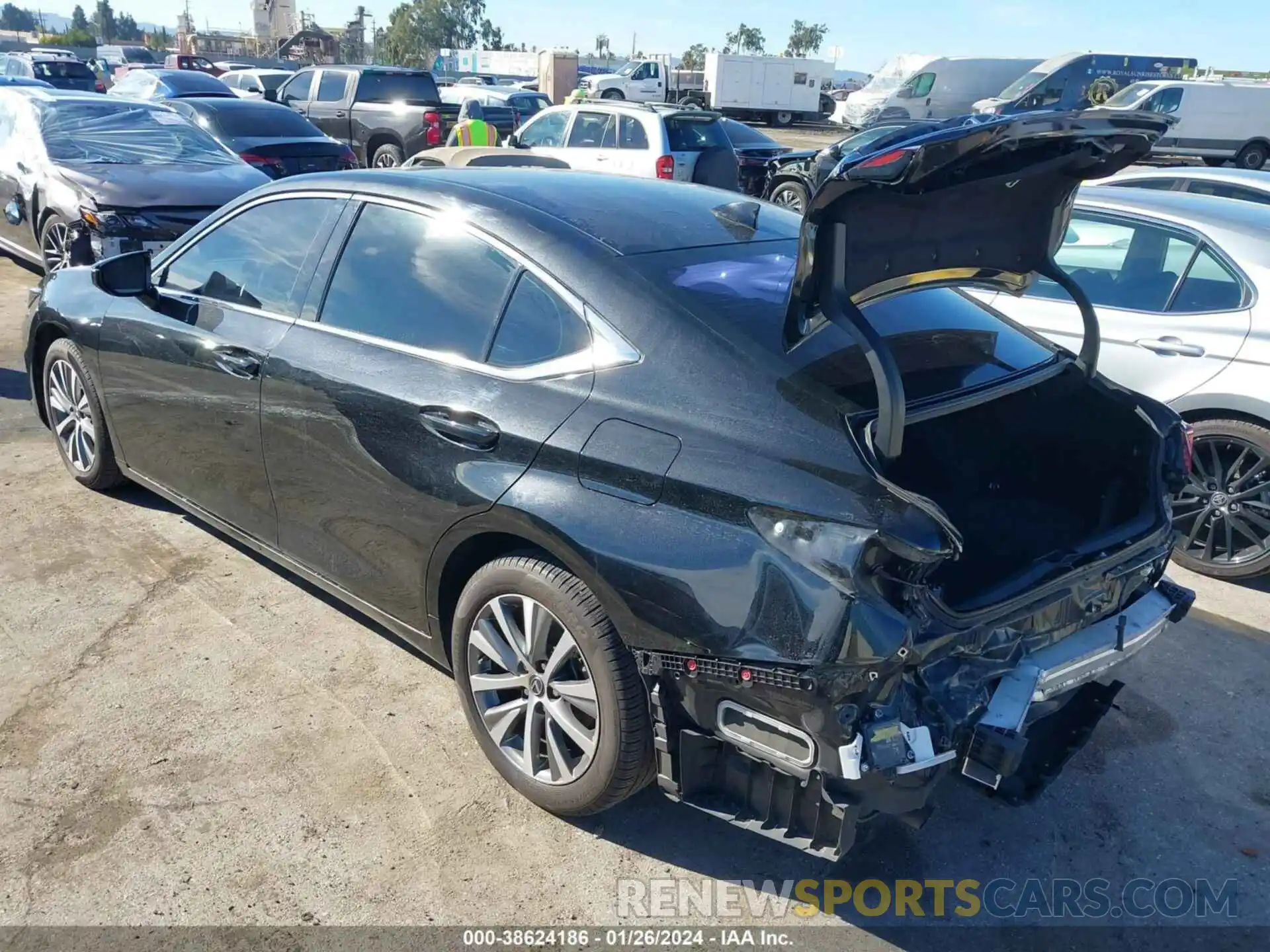 3 Photograph of a damaged car 58ABZ1B19KU049966 LEXUS ES 350 2019