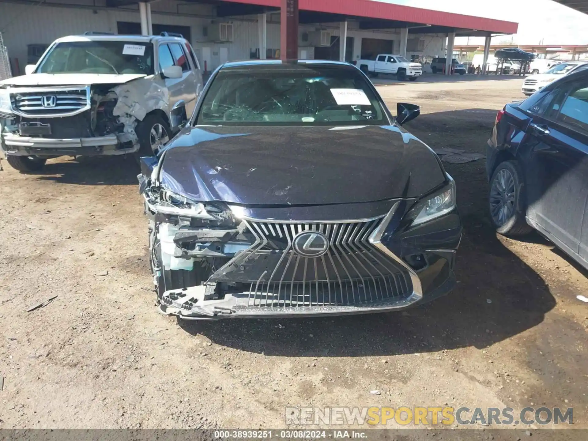 12 Photograph of a damaged car JTHBZ1B13K2001241 LEXUS ES 350 2019