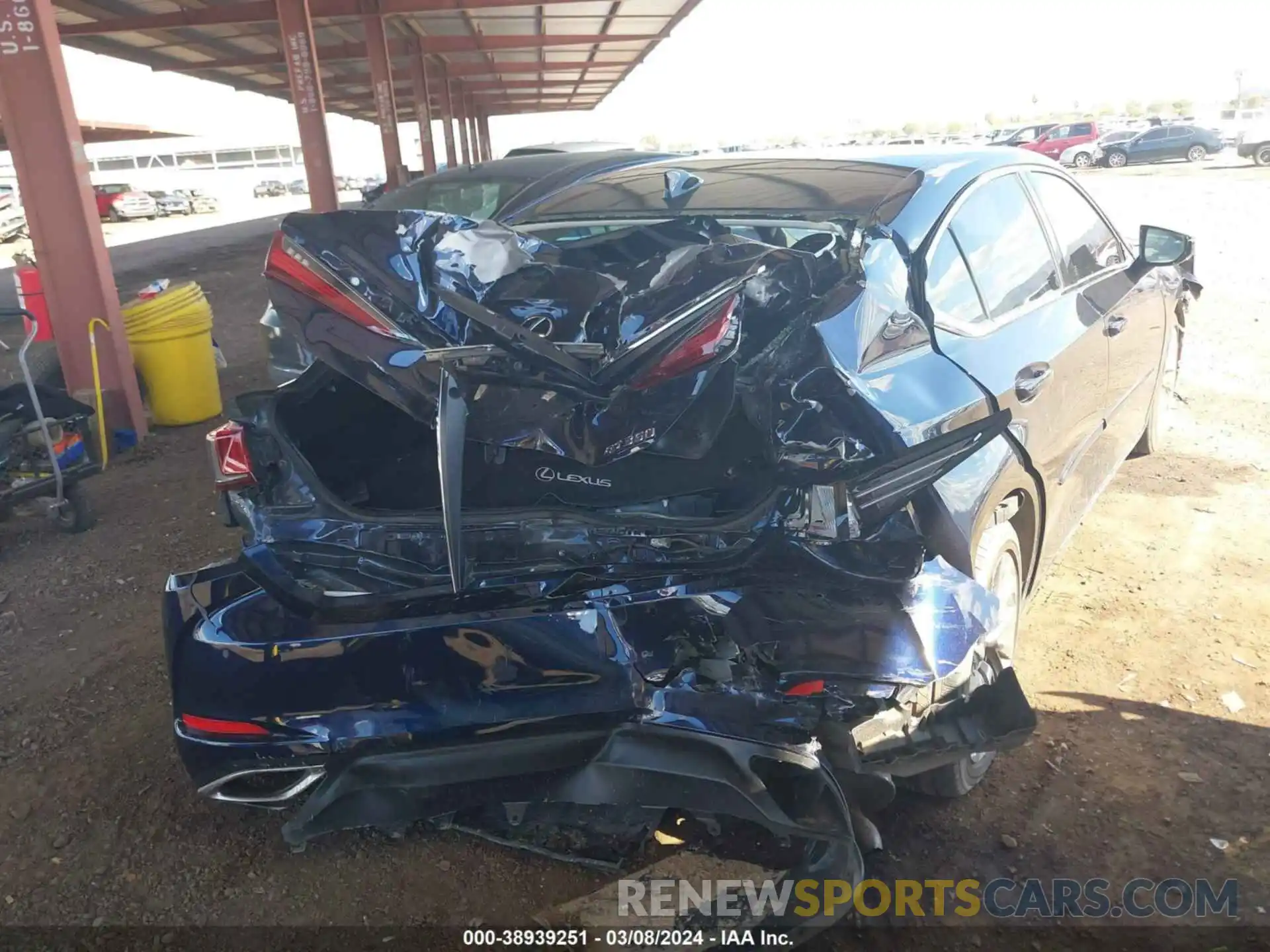 6 Photograph of a damaged car JTHBZ1B13K2001241 LEXUS ES 350 2019