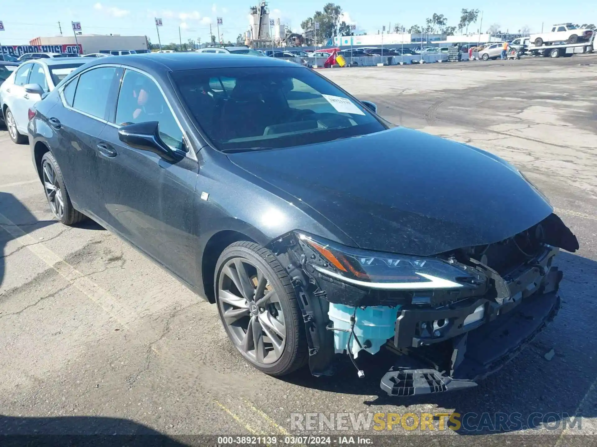 1 Photograph of a damaged car 58AGZ1B10MU109433 LEXUS ES 350 2021