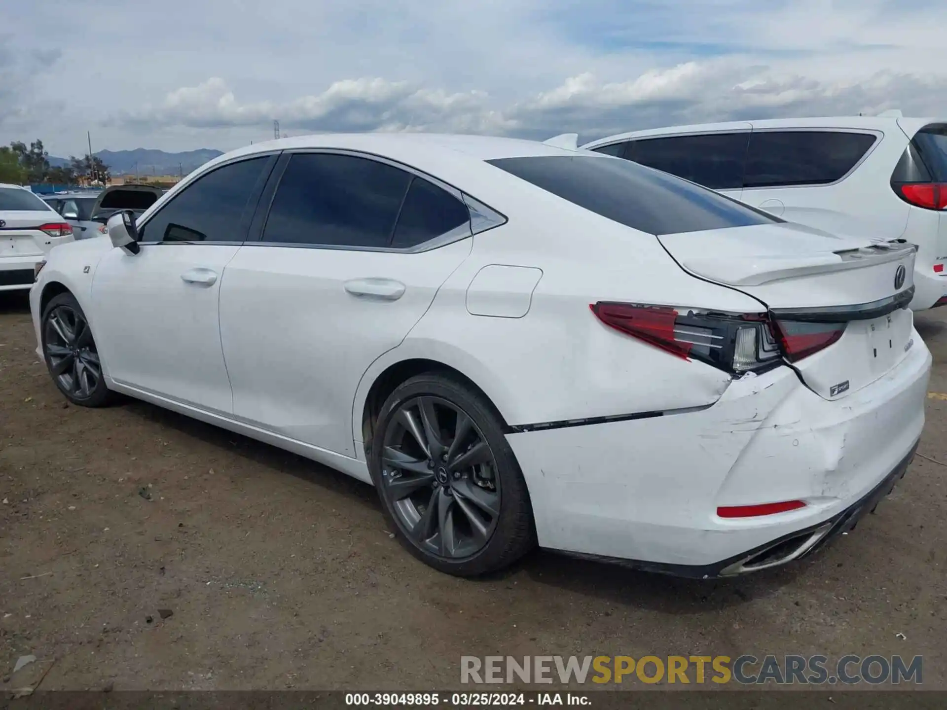 3 Photograph of a damaged car 58AGZ1B12MU107490 LEXUS ES 350 2021