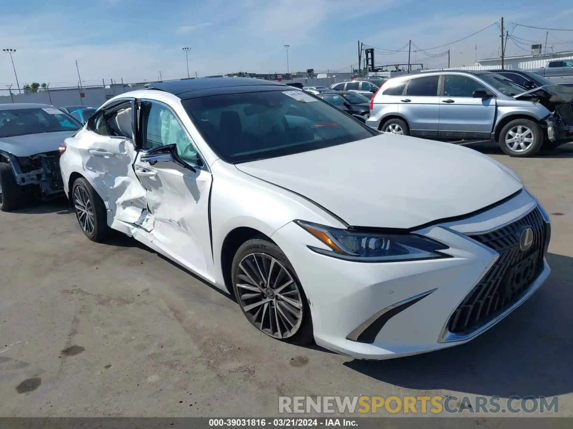 1 Photograph of a damaged car 58ADZ1B11NU120641 LEXUS ES 350 2022