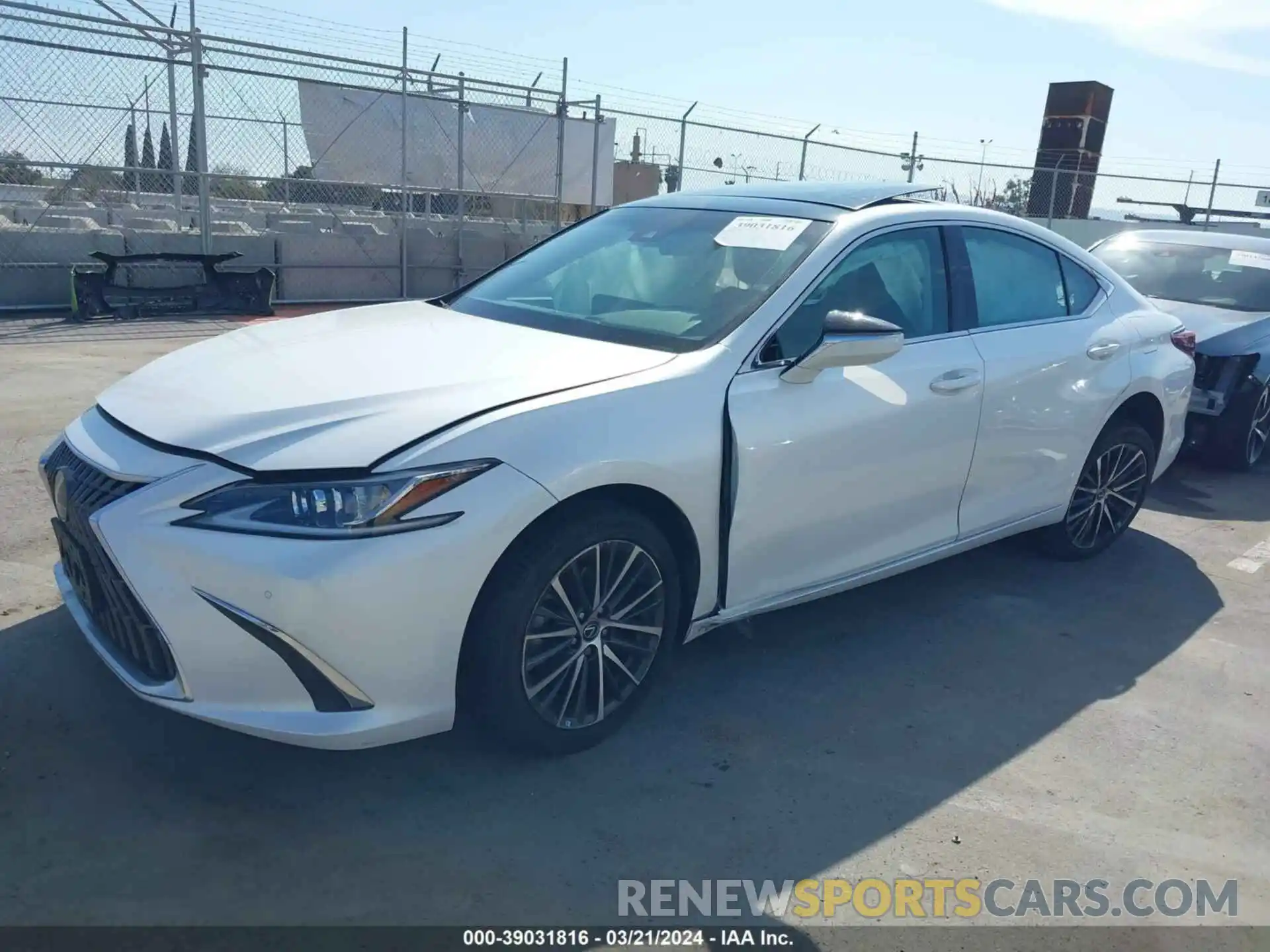 2 Photograph of a damaged car 58ADZ1B11NU120641 LEXUS ES 350 2022