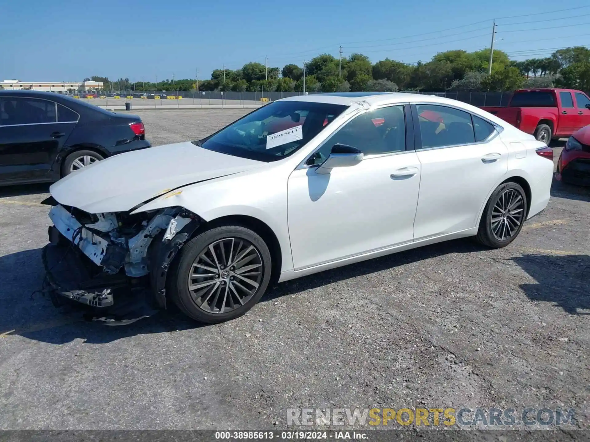 2 Photograph of a damaged car 58ADZ1B11NU134863 LEXUS ES 350 2022