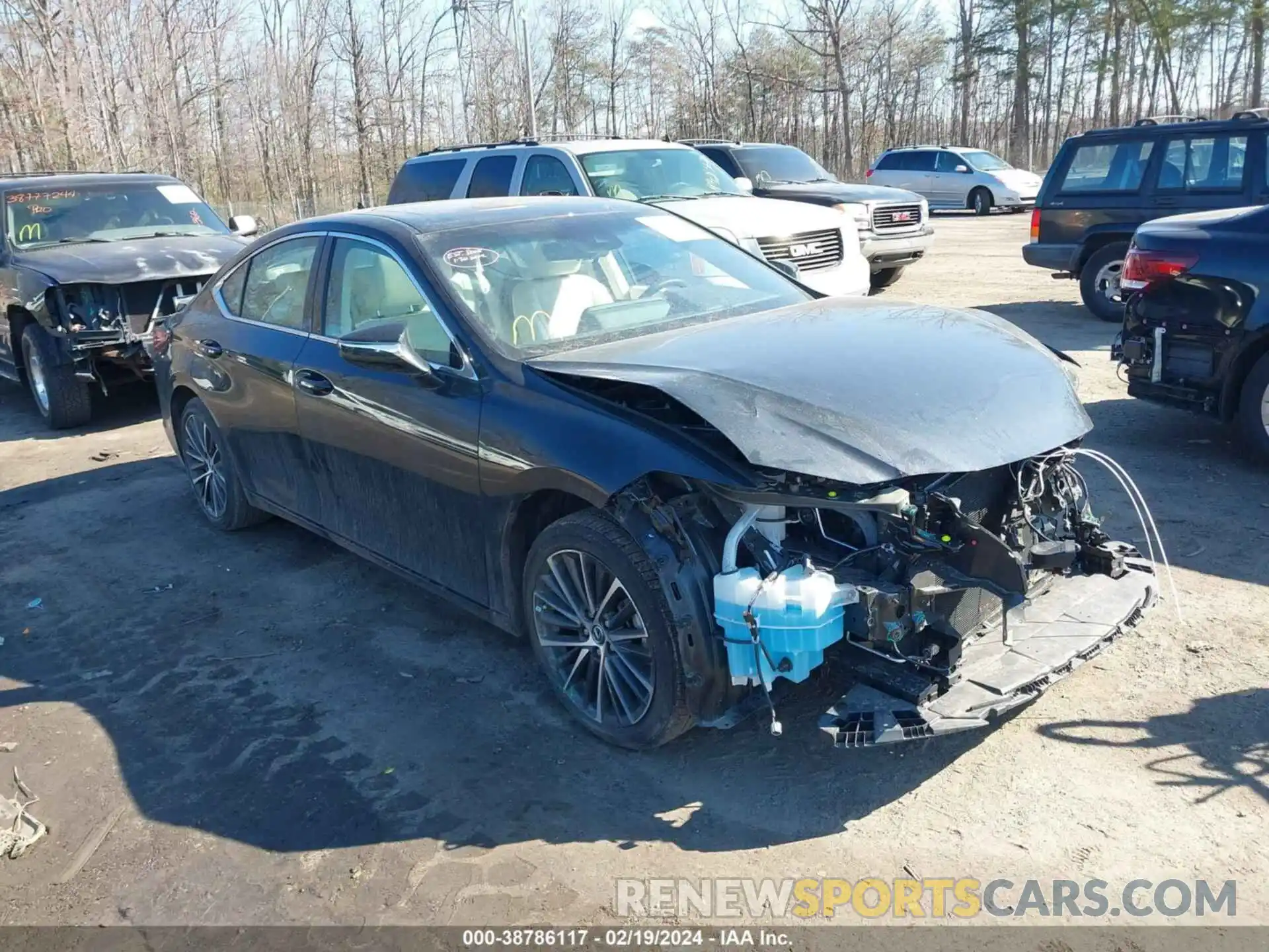 1 Photograph of a damaged car 58ADZ1B14NU114381 LEXUS ES 350 2022