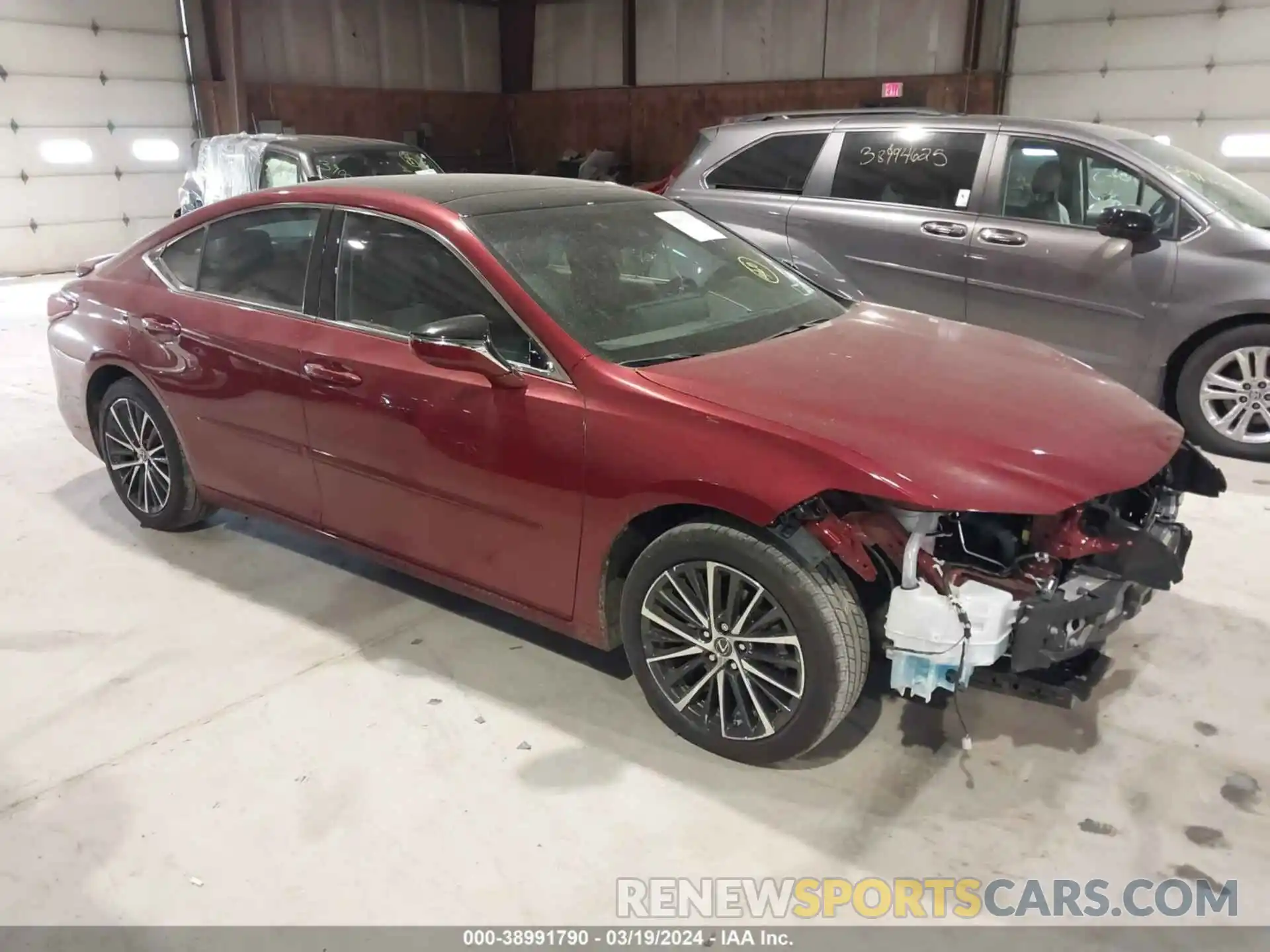 1 Photograph of a damaged car 58ADZ1B17NU113127 LEXUS ES 350 2022