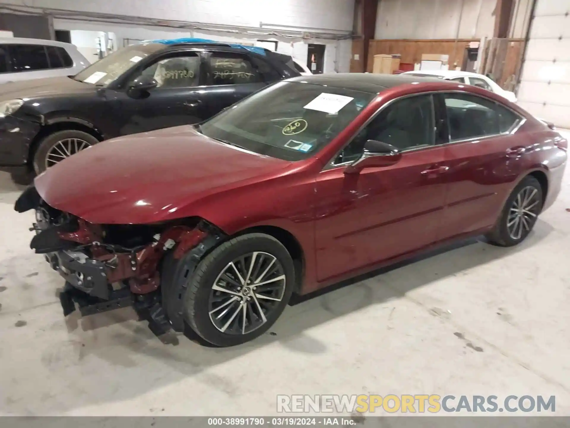 2 Photograph of a damaged car 58ADZ1B17NU113127 LEXUS ES 350 2022