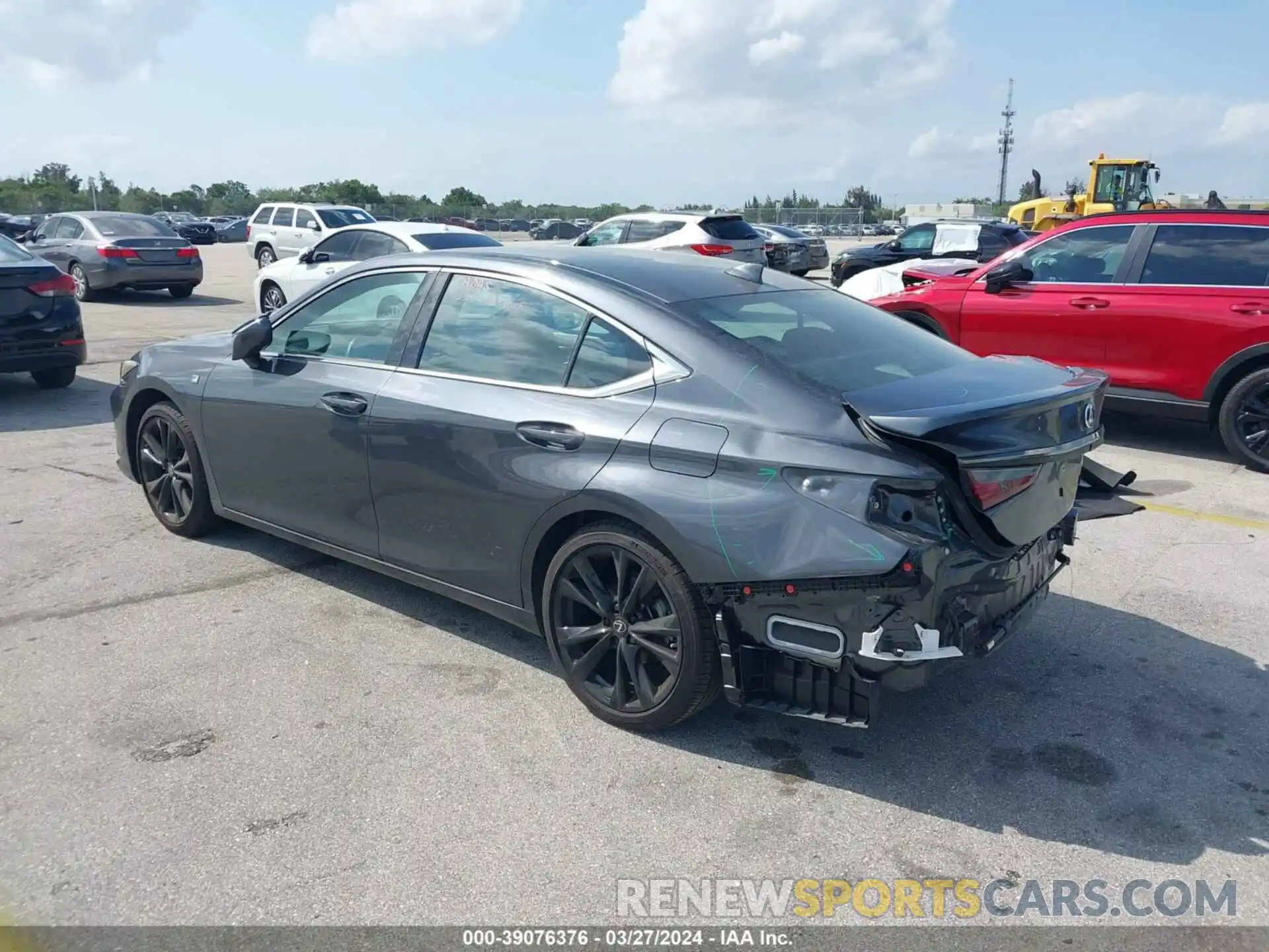 3 Photograph of a damaged car 58AJZ1B16PU157285 LEXUS ES 350 2023