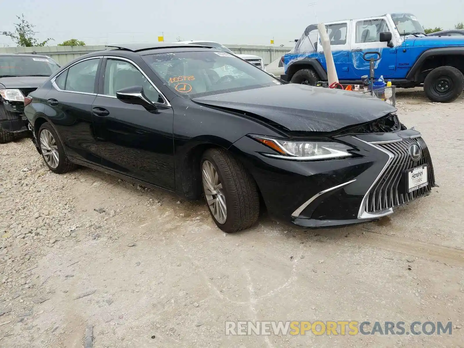 1 Photograph of a damaged car 58AEZ1B10LU055993 LEXUS ES 350 LUX 2020