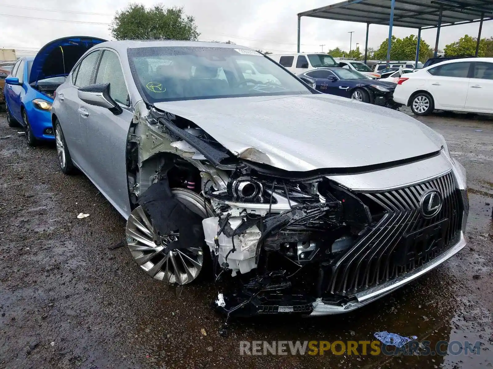 1 Photograph of a damaged car 58AEZ1B17LU056851 LEXUS ES 350 LUX 2020