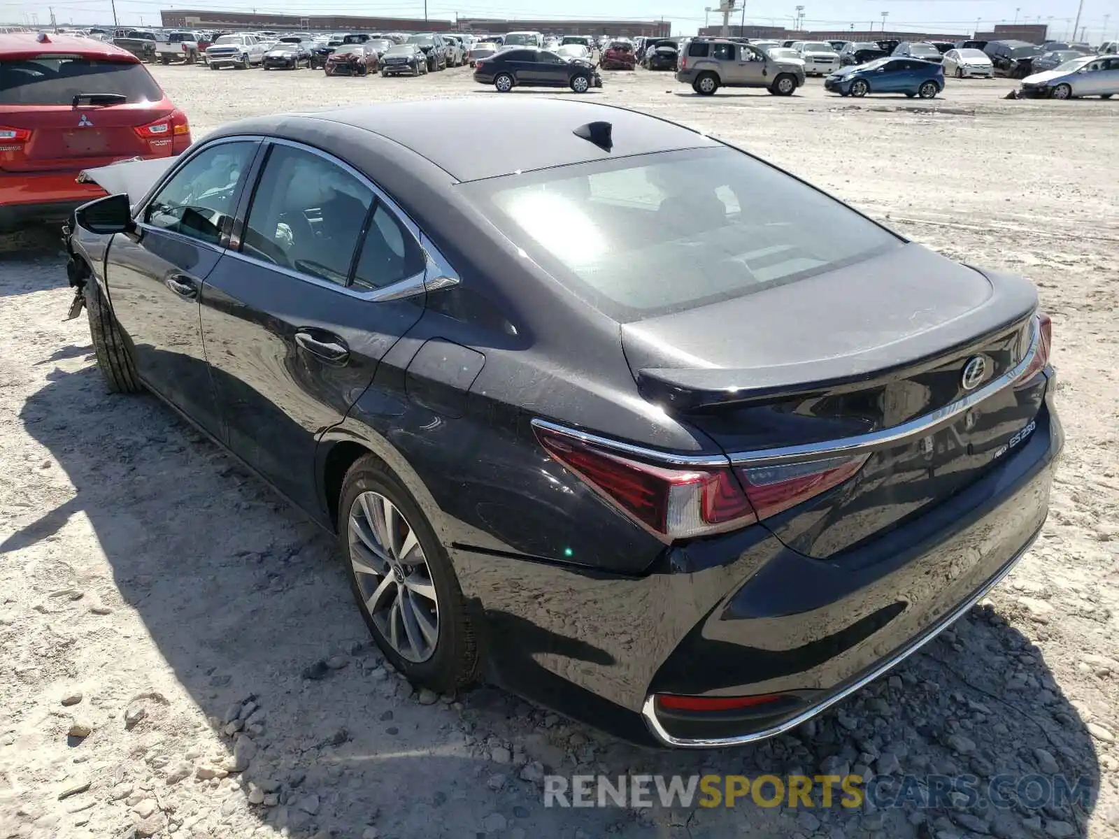 3 Photograph of a damaged car 58AD11D12MU003282 LEXUS ES250 2021