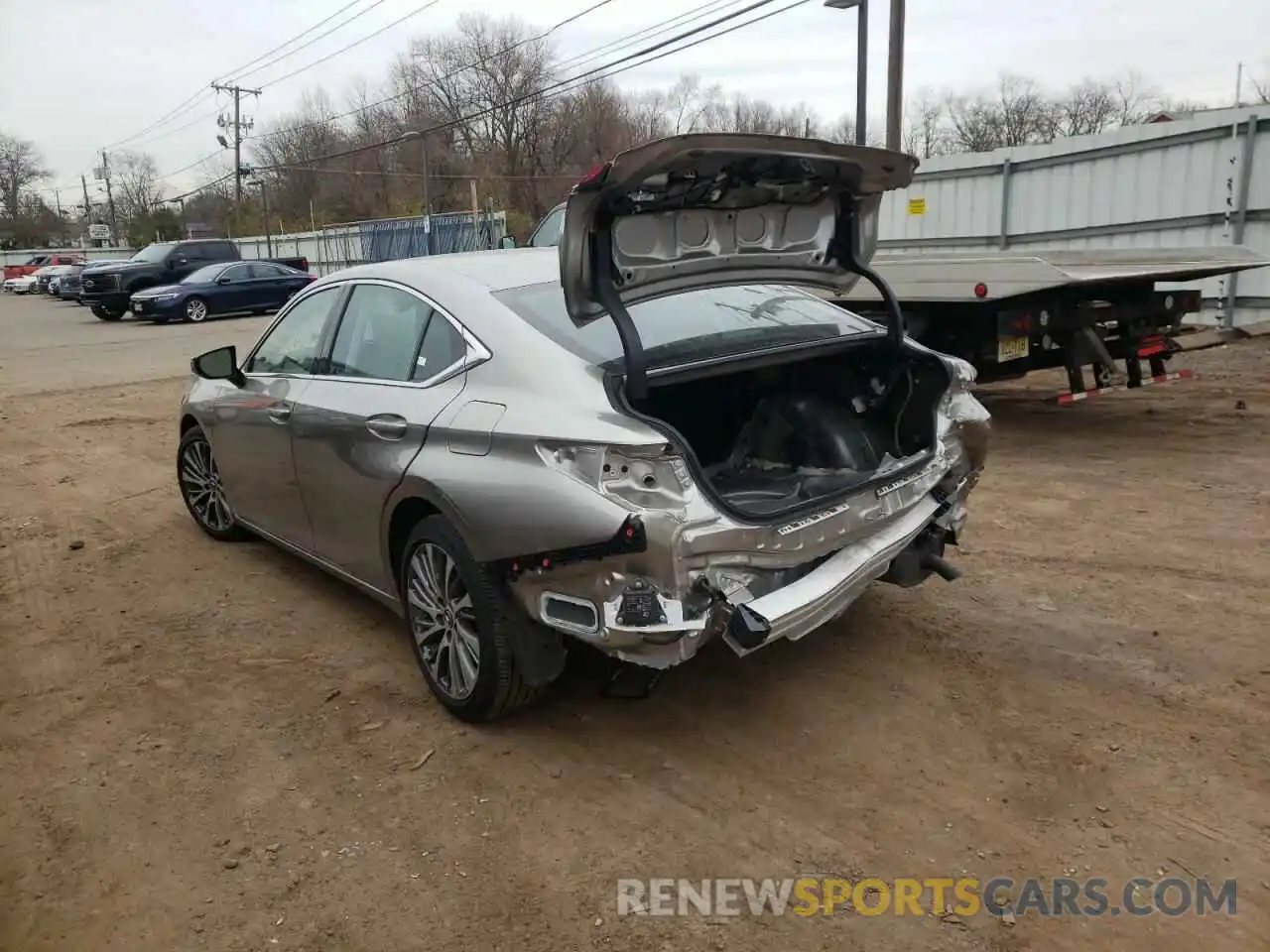 3 Photograph of a damaged car 58AD11D12MU005324 LEXUS ES250 2021