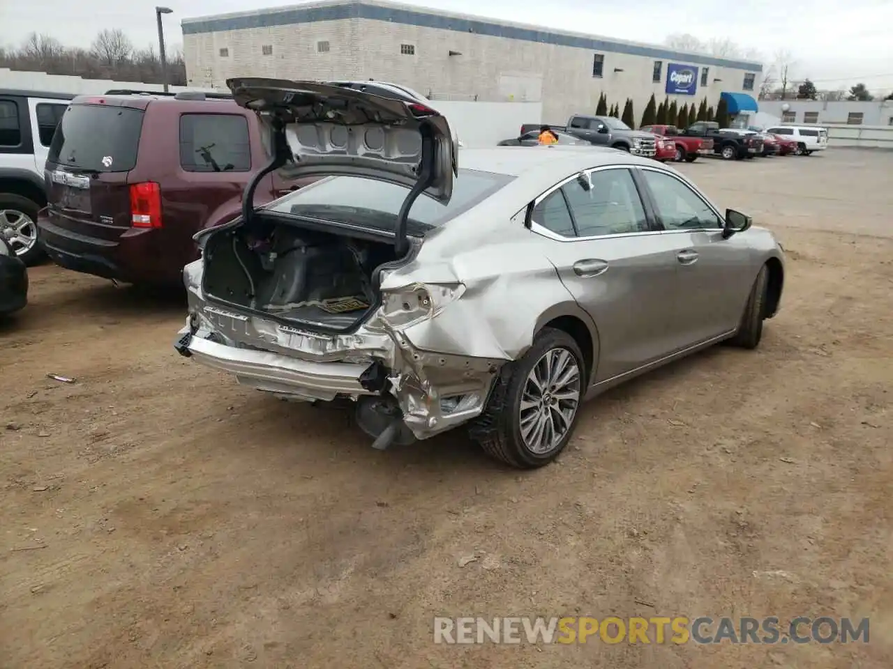 4 Photograph of a damaged car 58AD11D12MU005324 LEXUS ES250 2021