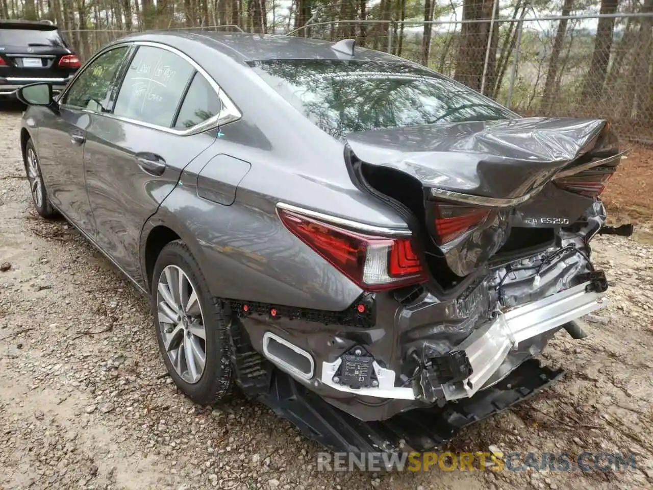 3 Photograph of a damaged car 58AD11D13MU003713 LEXUS ES250 2021