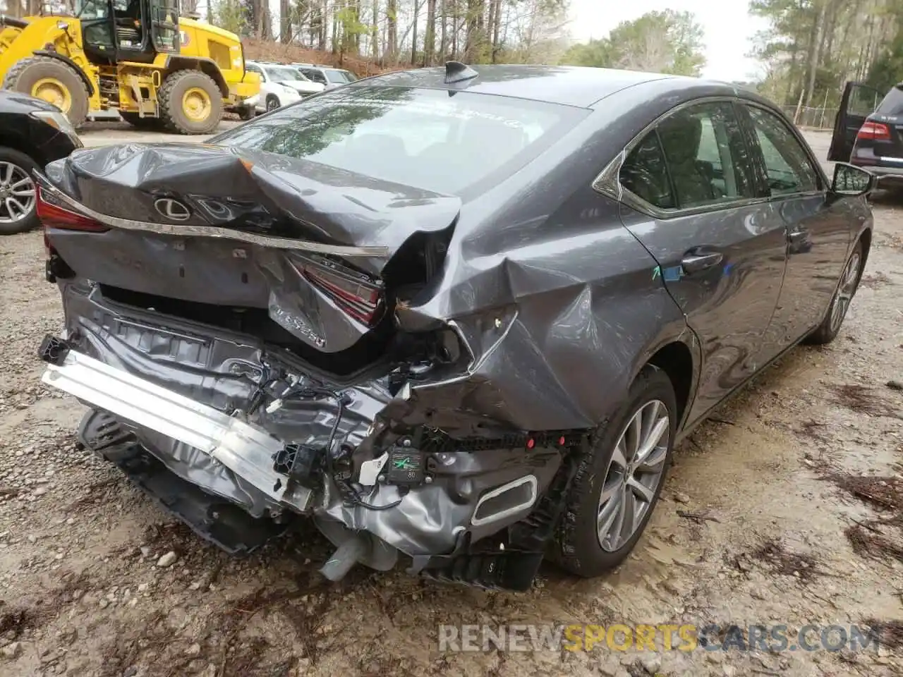 4 Photograph of a damaged car 58AD11D13MU003713 LEXUS ES250 2021