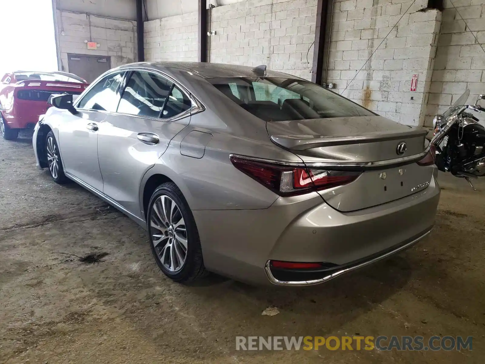 3 Photograph of a damaged car 58AD11D13MU005204 LEXUS ES250 2021