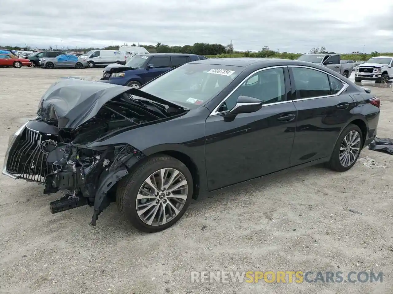 1 Photograph of a damaged car 58AD11D13MU006787 LEXUS ES250 2021