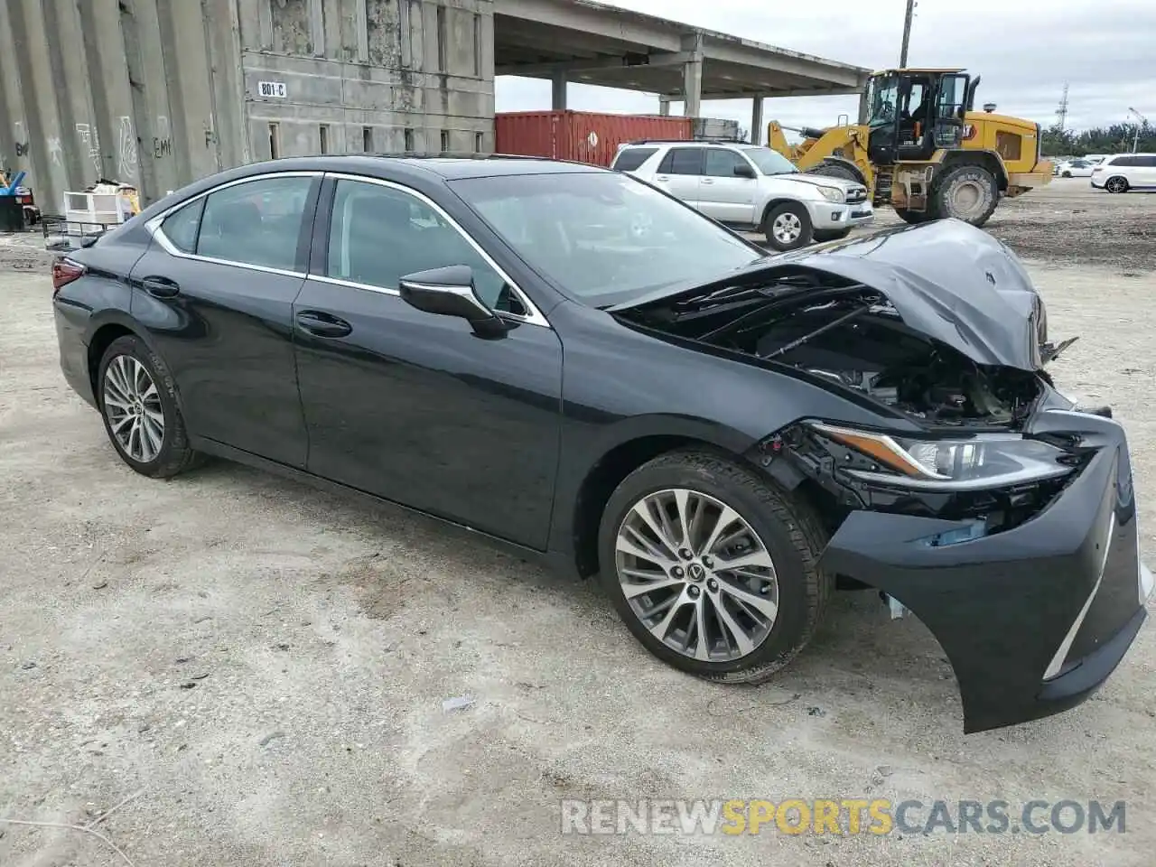 4 Photograph of a damaged car 58AD11D13MU006787 LEXUS ES250 2021