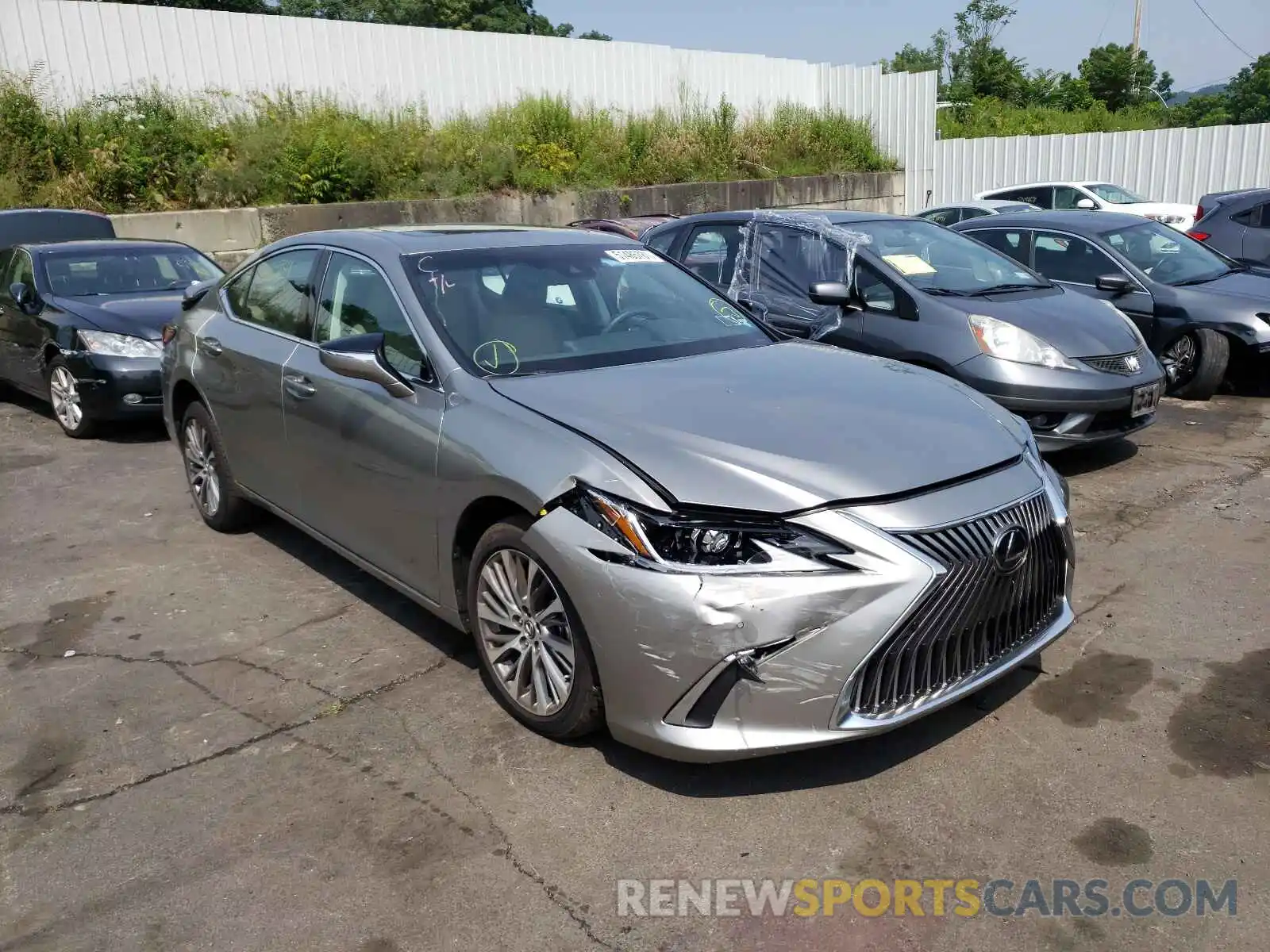 1 Photograph of a damaged car 58AD11D14MU001369 LEXUS ES250 2021