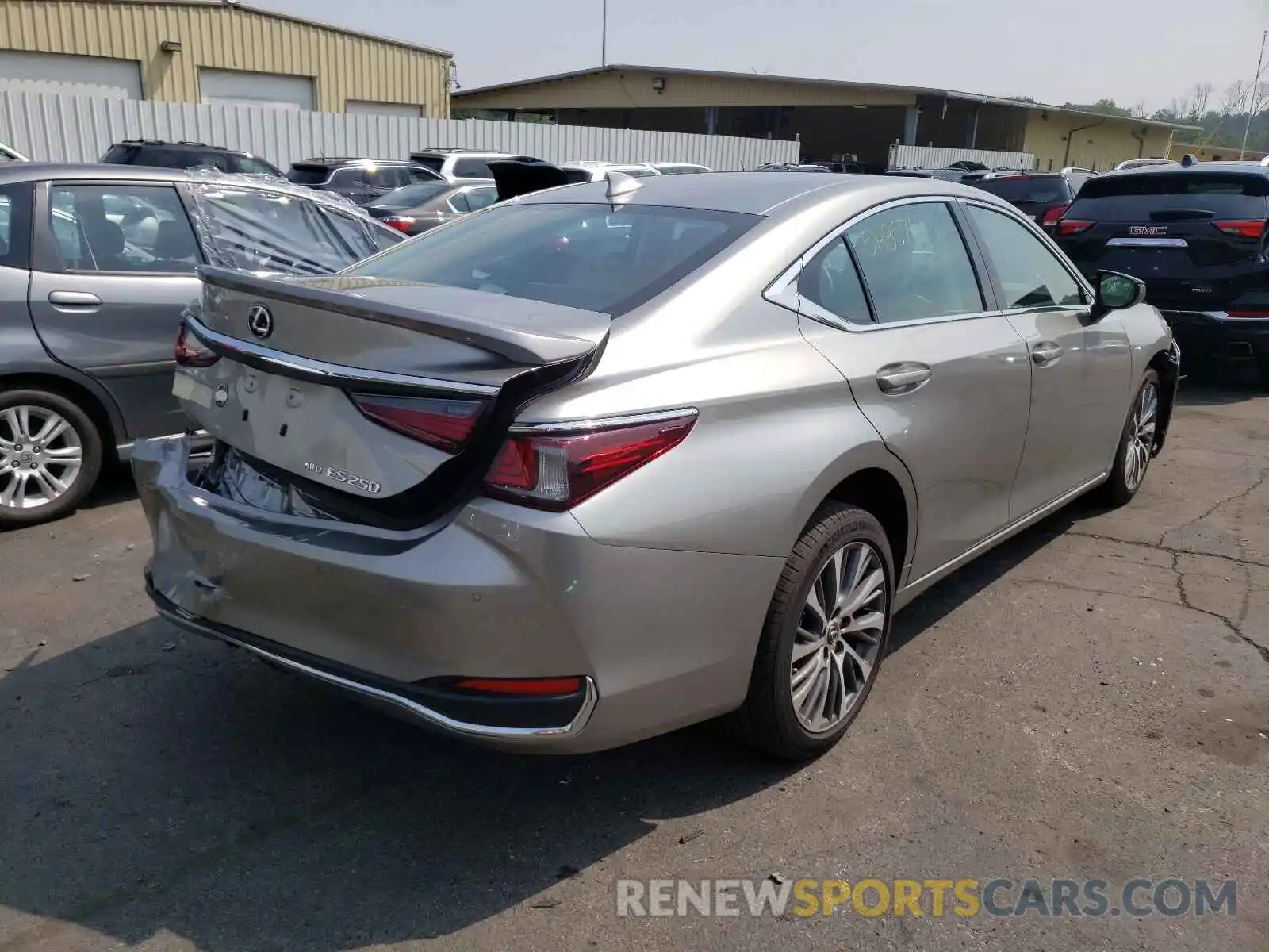 4 Photograph of a damaged car 58AD11D14MU001369 LEXUS ES250 2021