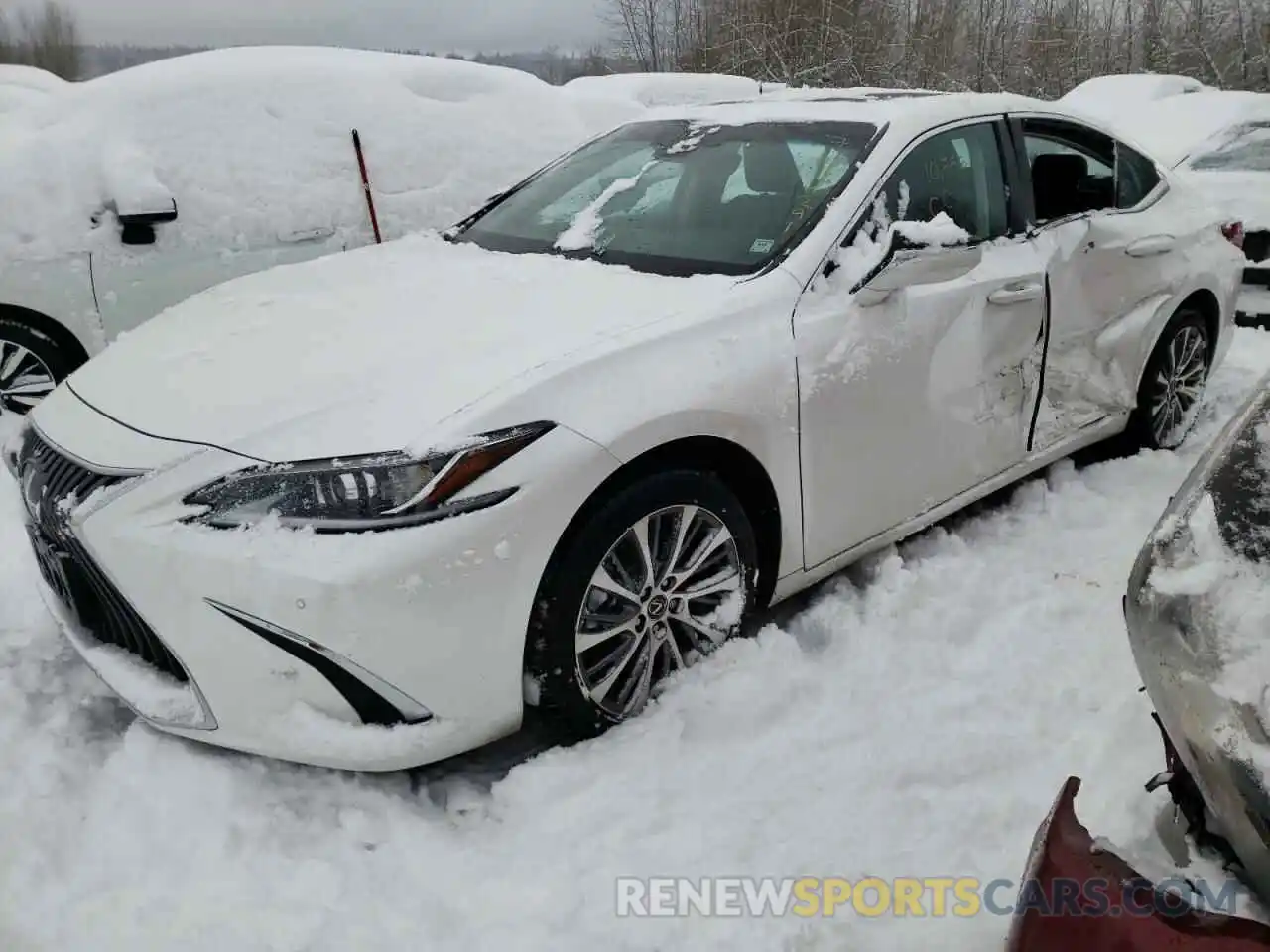 2 Фотография поврежденного автомобиля 58AD11D14MU007091 LEXUS ES250 2021