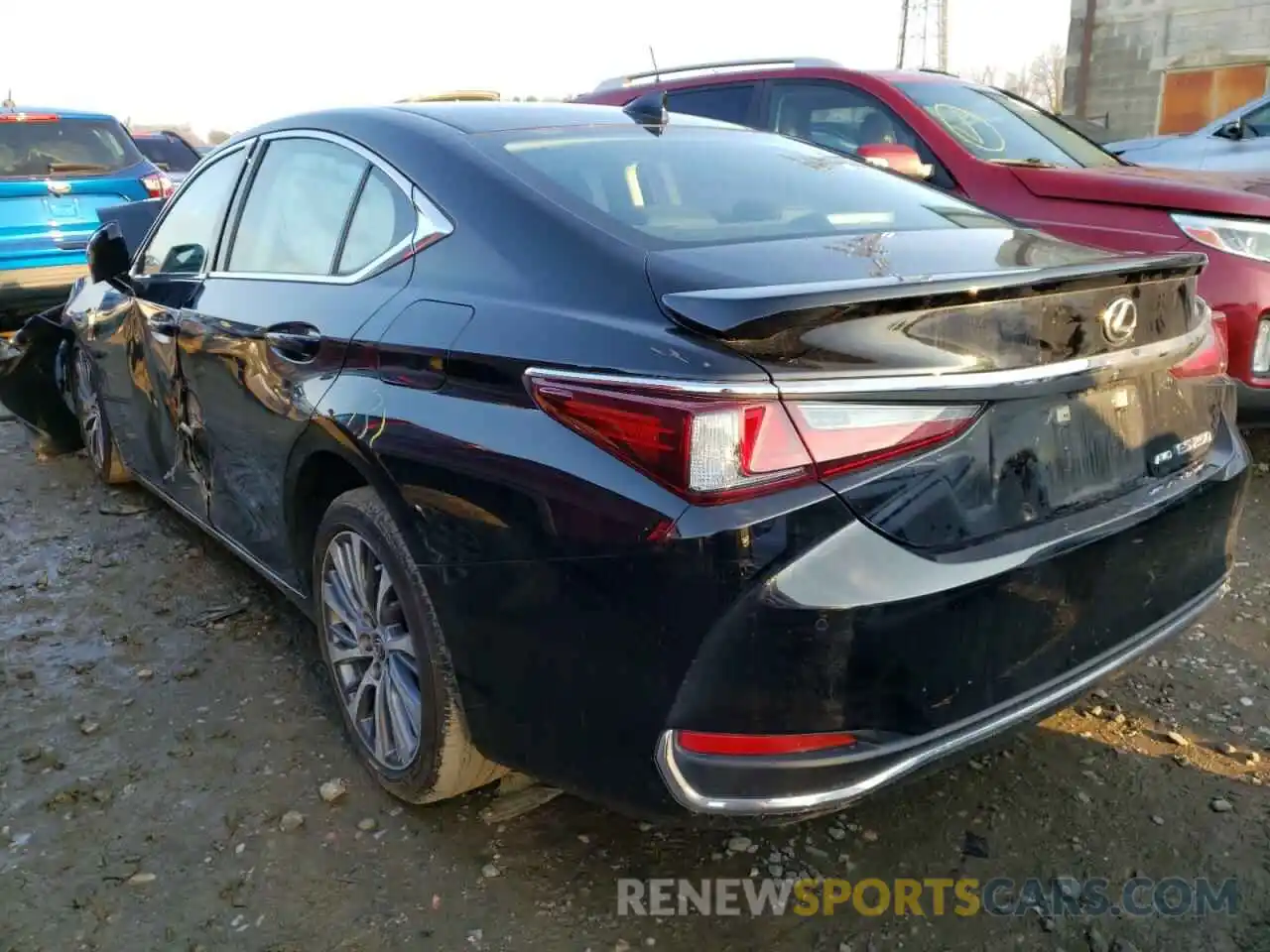 3 Photograph of a damaged car 58AD11D15MU002174 LEXUS ES250 2021