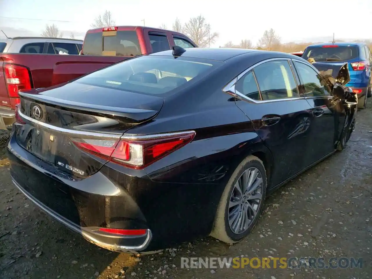 4 Photograph of a damaged car 58AD11D15MU002174 LEXUS ES250 2021