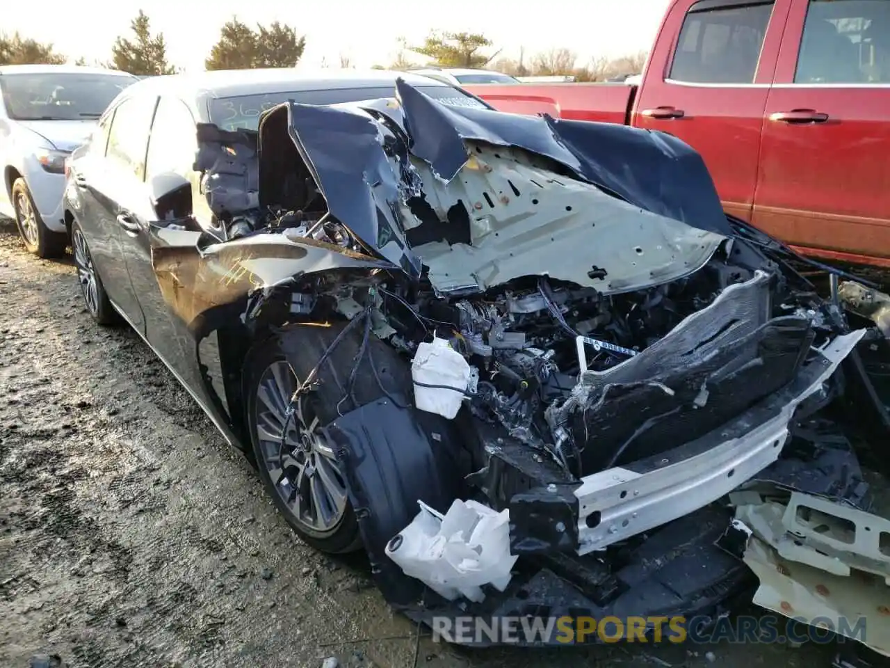 9 Photograph of a damaged car 58AD11D15MU002174 LEXUS ES250 2021