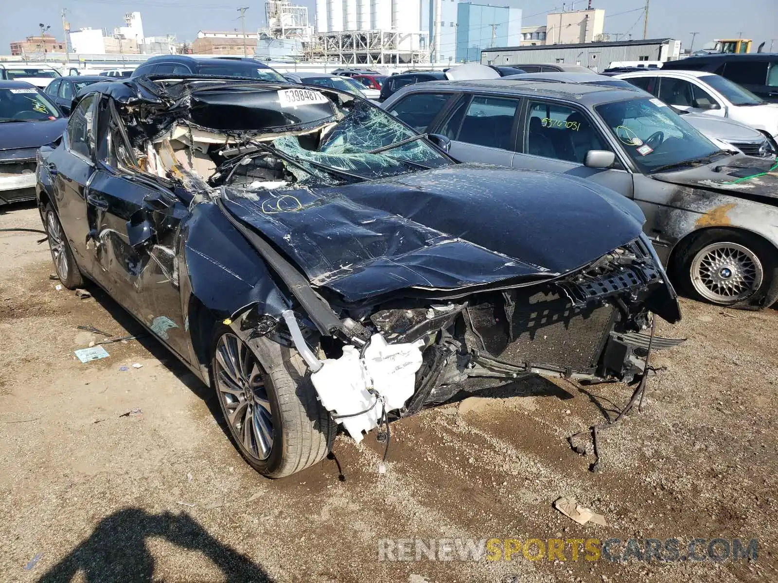 1 Photograph of a damaged car 58AD11D15MU003518 LEXUS ES250 2021