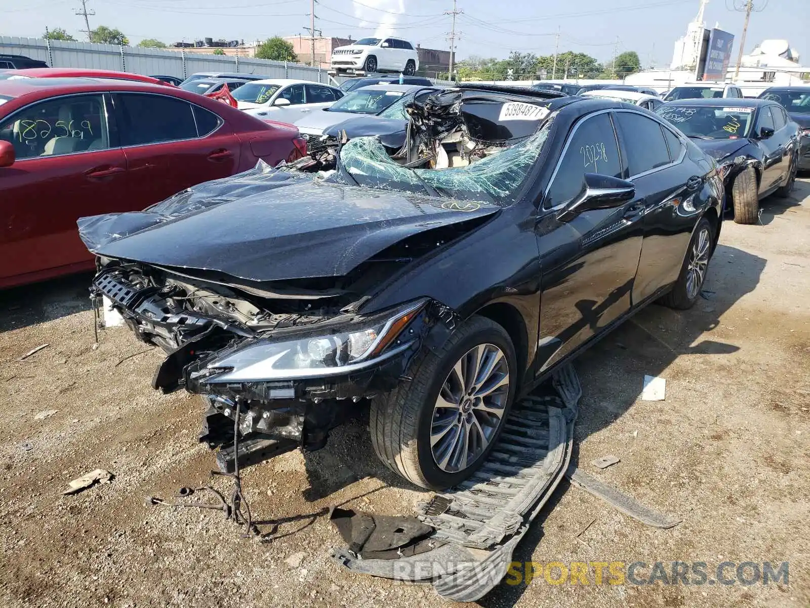 2 Photograph of a damaged car 58AD11D15MU003518 LEXUS ES250 2021