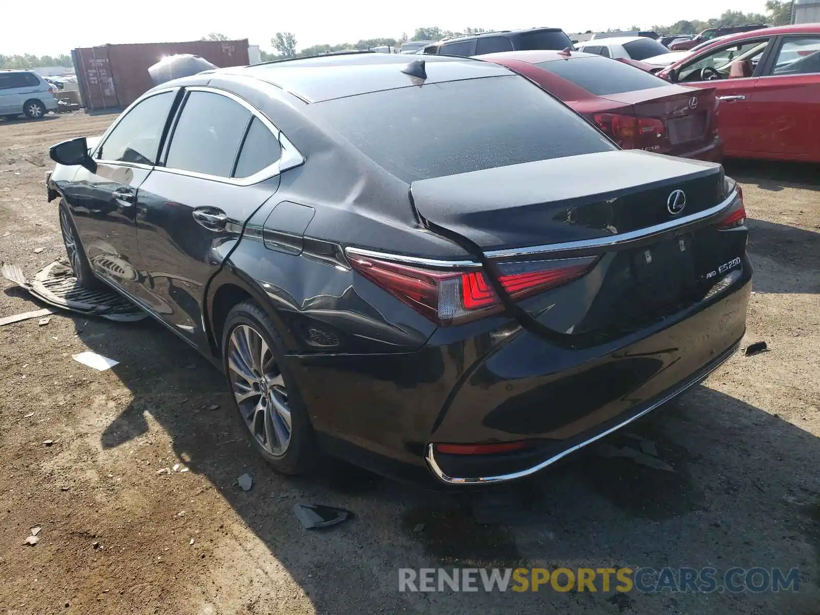 3 Photograph of a damaged car 58AD11D15MU003518 LEXUS ES250 2021