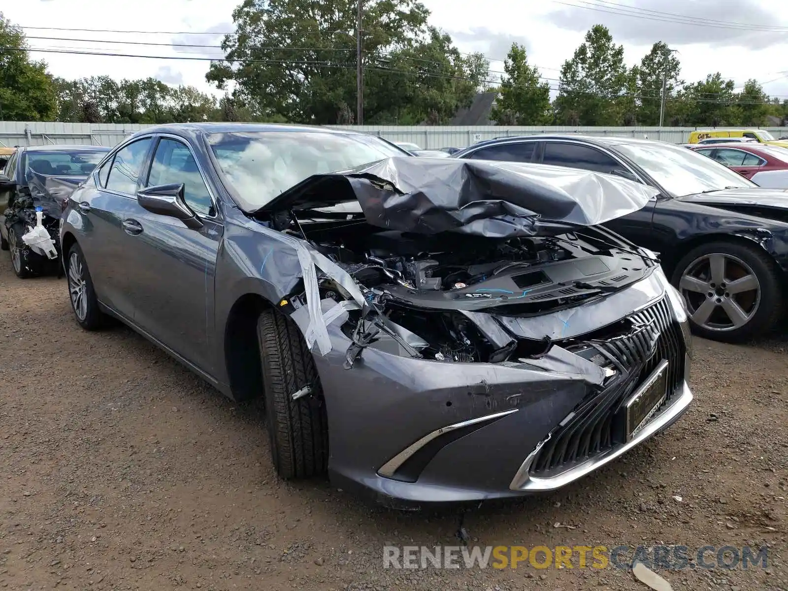 1 Photograph of a damaged car 58AD11D15MU004961 LEXUS ES250 2021