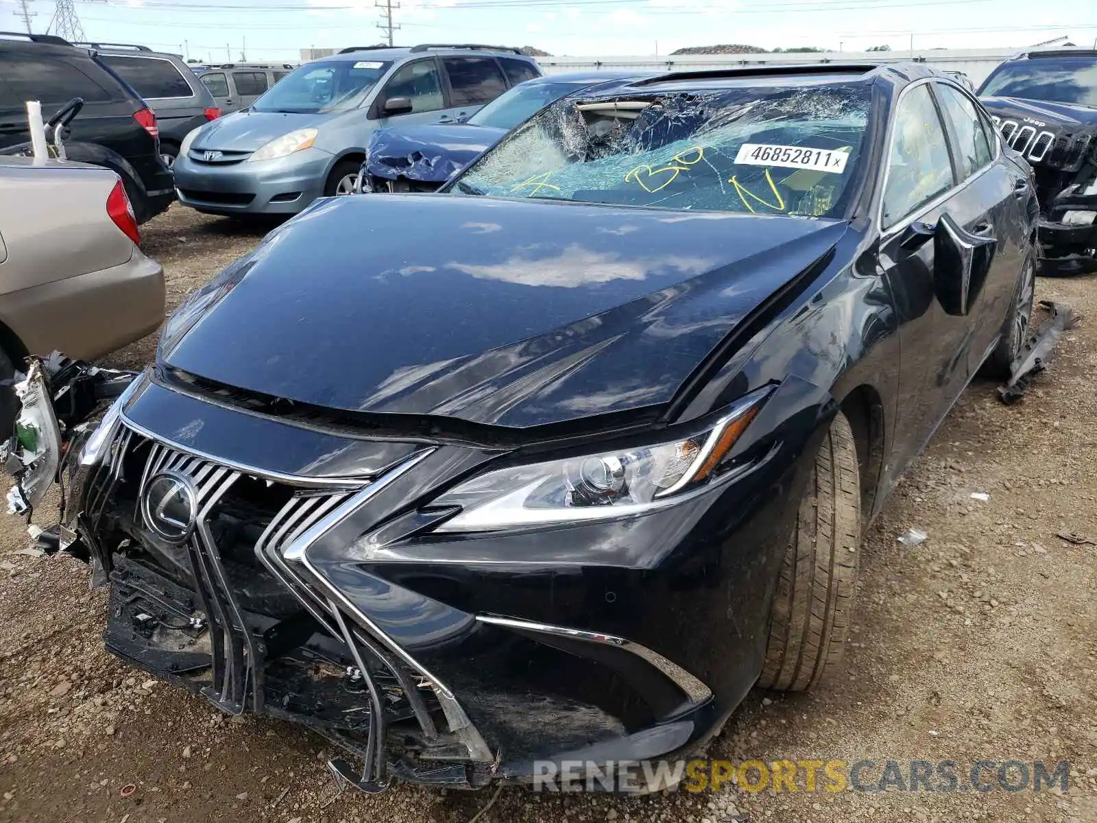 2 Photograph of a damaged car 58AD11D15MU007035 LEXUS ES250 2021