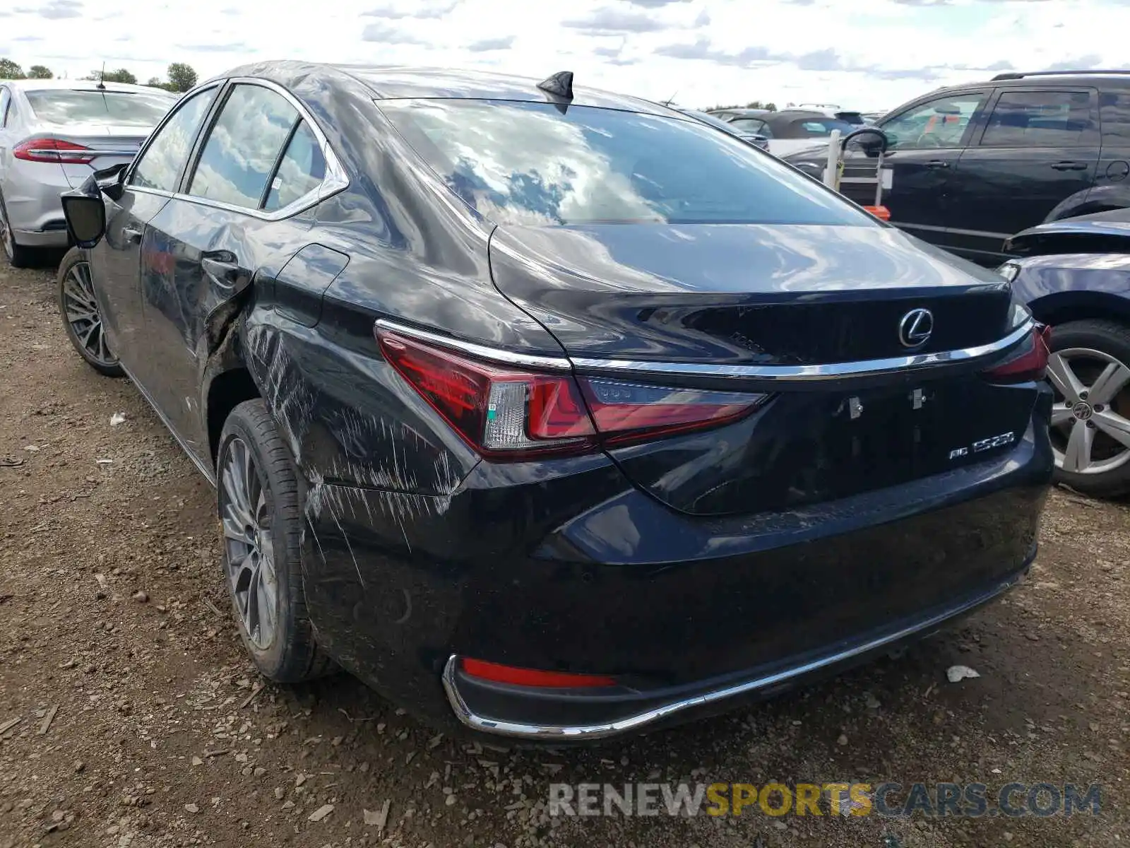 3 Photograph of a damaged car 58AD11D15MU007035 LEXUS ES250 2021