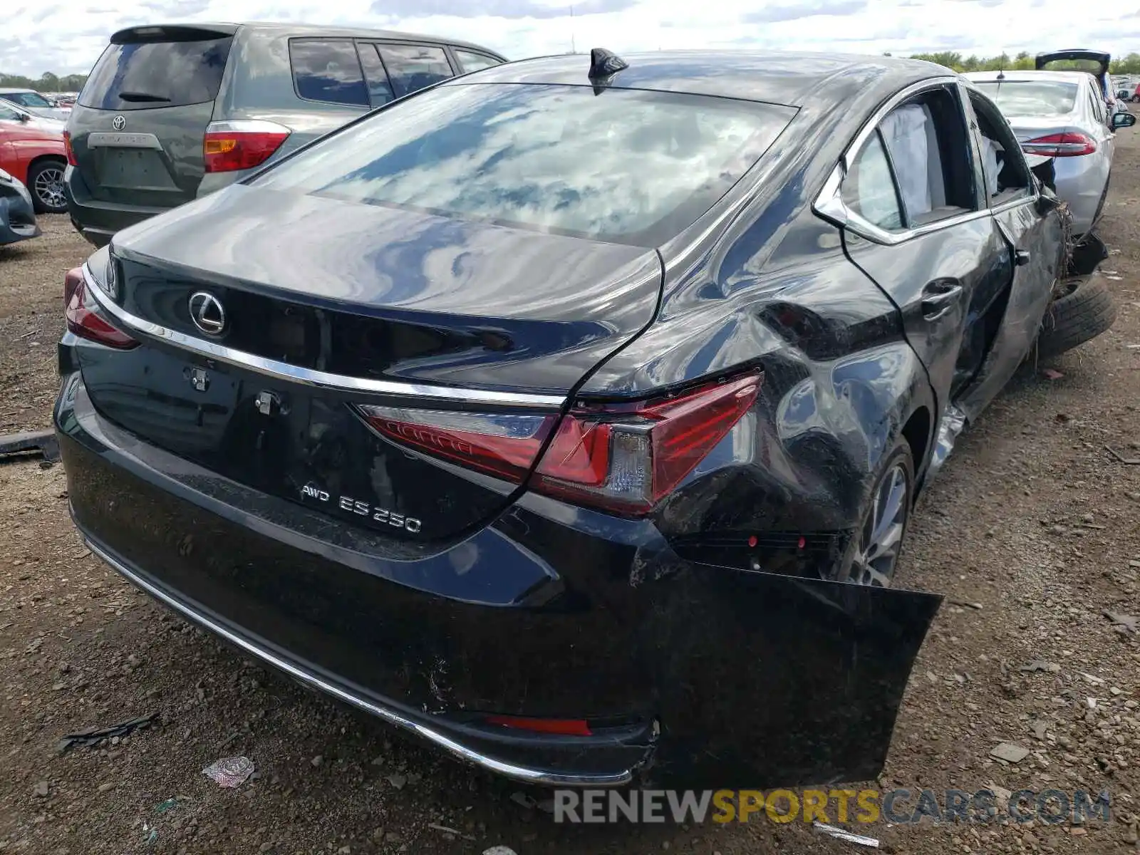 4 Photograph of a damaged car 58AD11D15MU007035 LEXUS ES250 2021