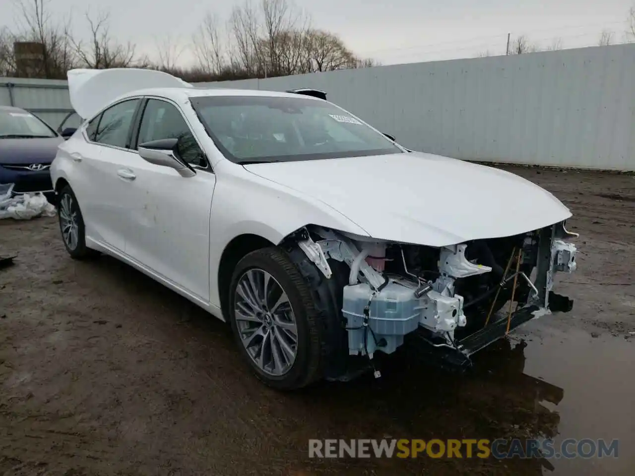 1 Photograph of a damaged car 58AD11D16MU002152 LEXUS ES250 2021