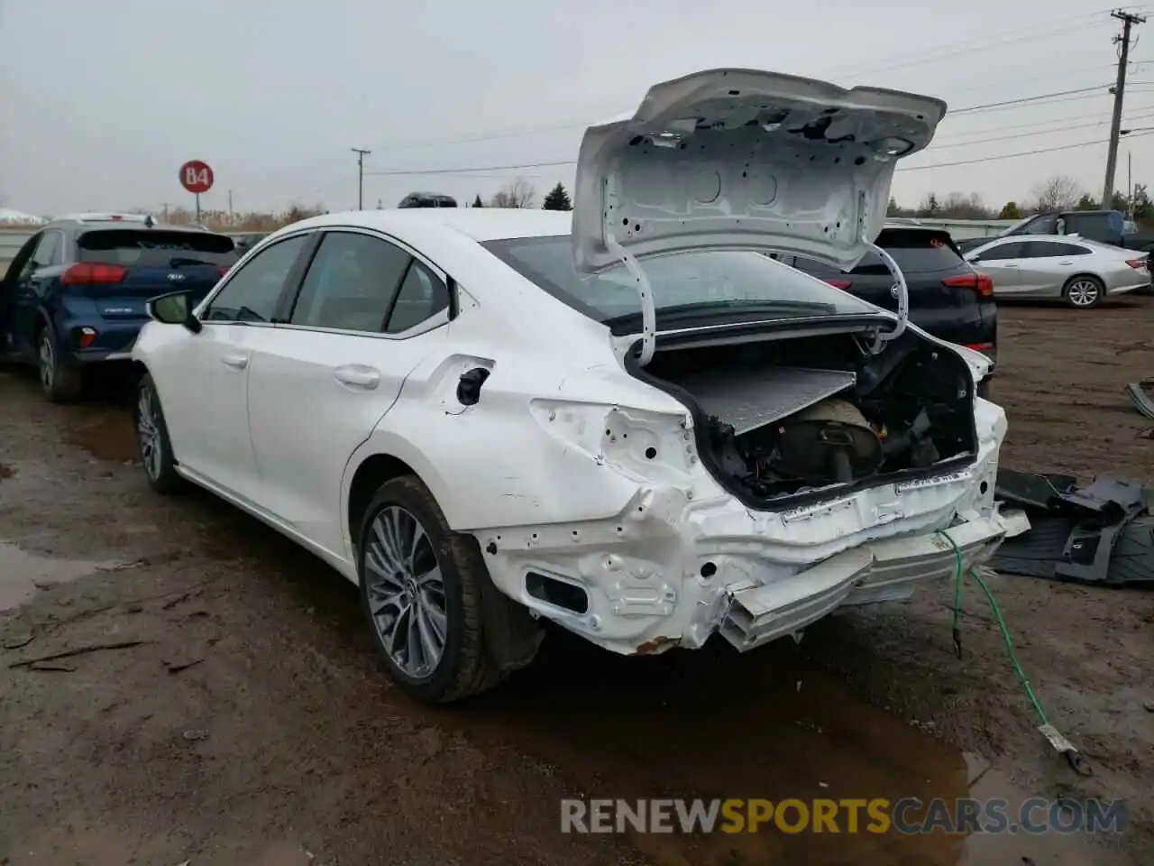 3 Photograph of a damaged car 58AD11D16MU002152 LEXUS ES250 2021