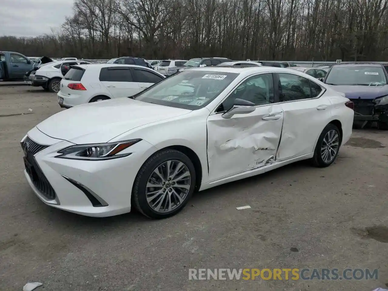 1 Photograph of a damaged car 58AD11D16MU005648 LEXUS ES250 2021