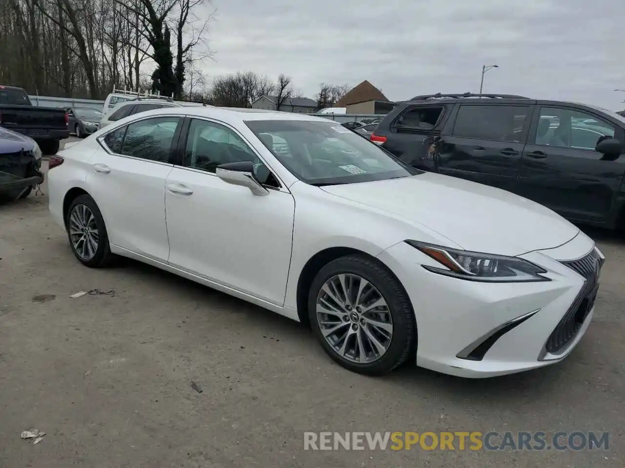 4 Photograph of a damaged car 58AD11D16MU005648 LEXUS ES250 2021