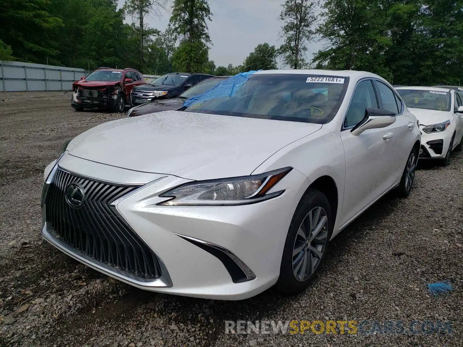 2 Photograph of a damaged car 58AD11D17MU001320 LEXUS ES250 2021