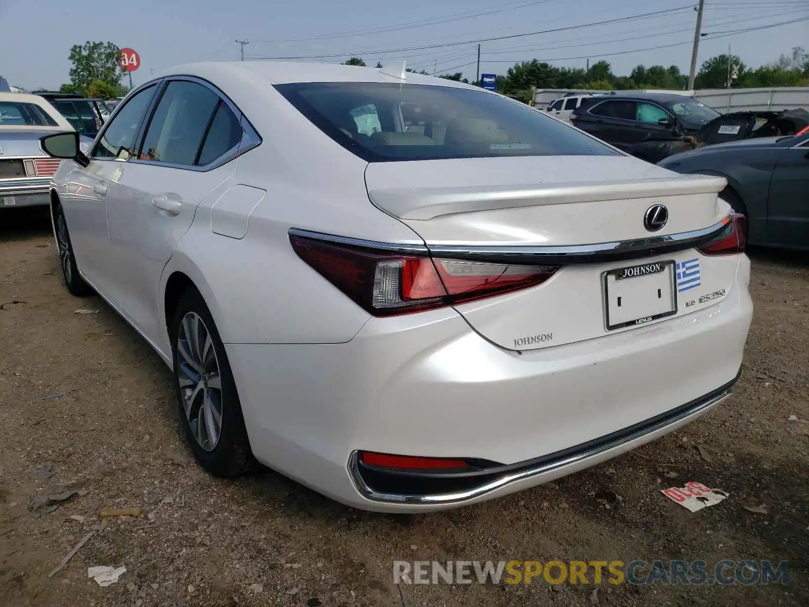 3 Photograph of a damaged car 58AD11D17MU001320 LEXUS ES250 2021