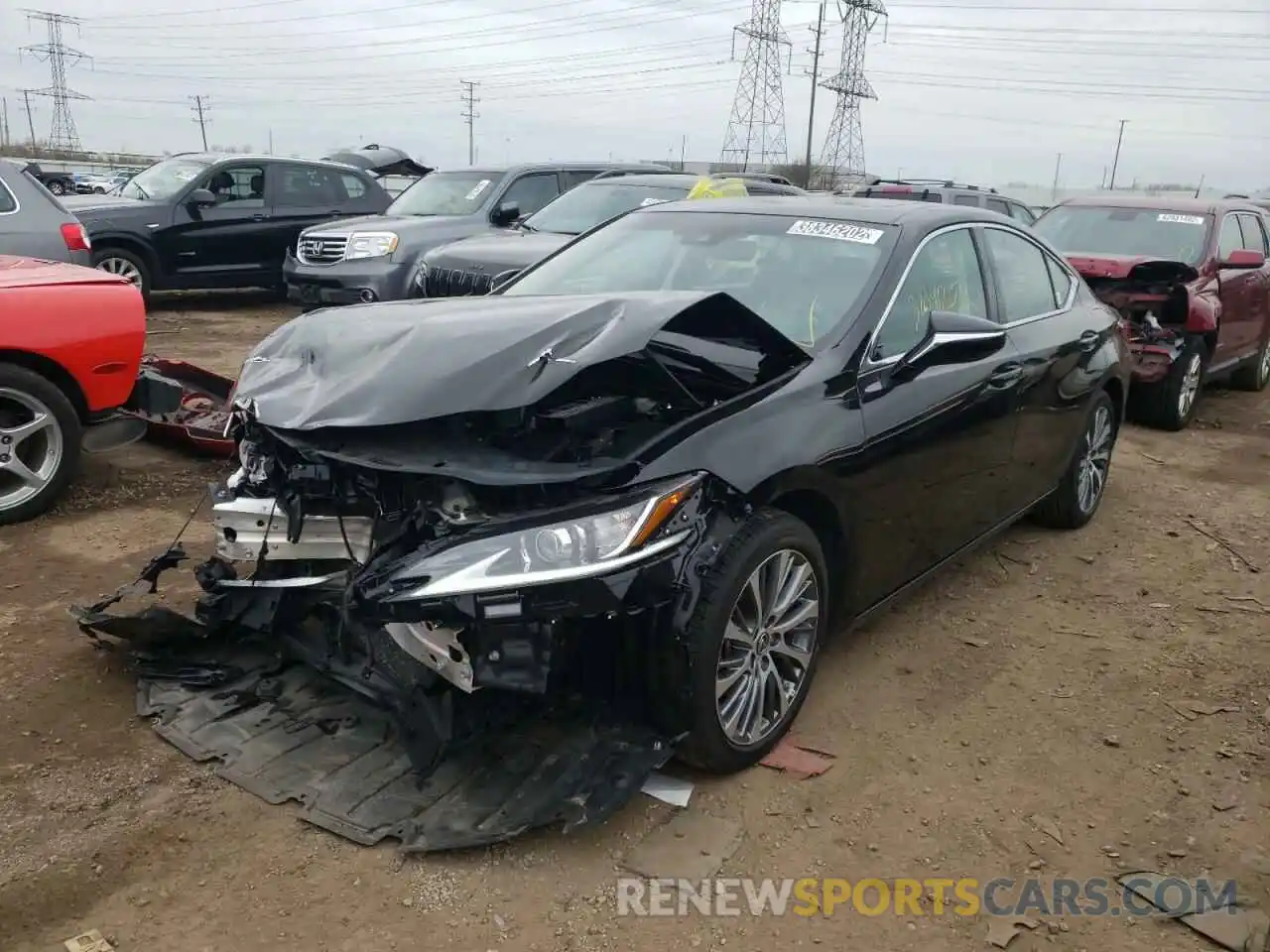 2 Photograph of a damaged car 58AD11D17MU002158 LEXUS ES250 2021